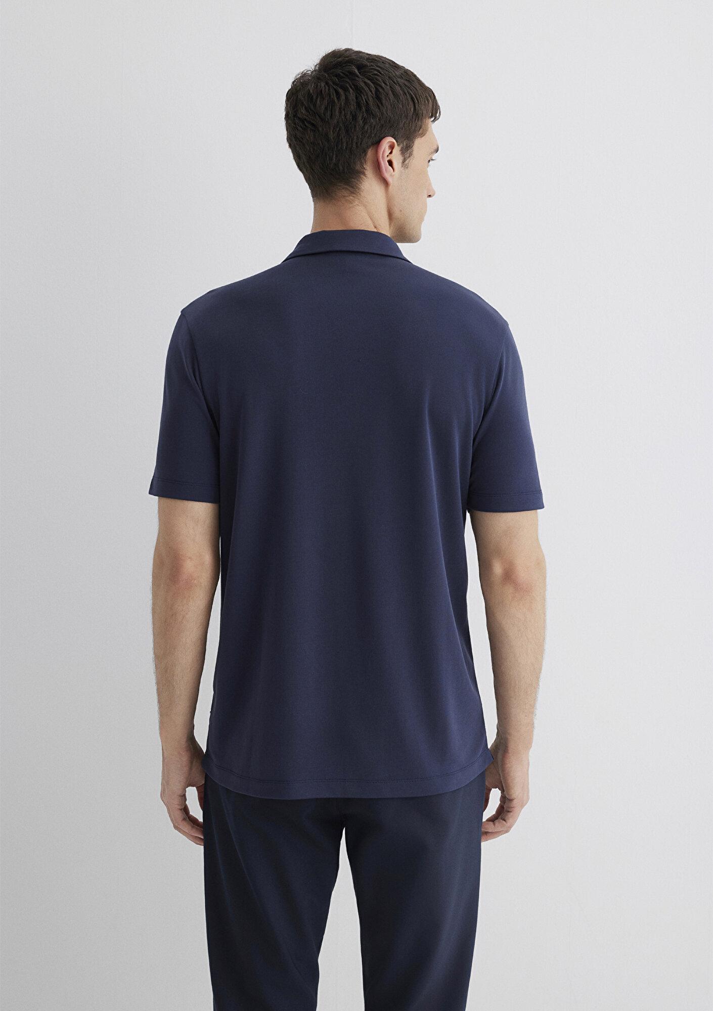 Mavi Soft-Premium Lacivert (TENCEL™) Modal Karışımlı Polo Tişört Regular Fit / Normal Kesim 0613008-83699