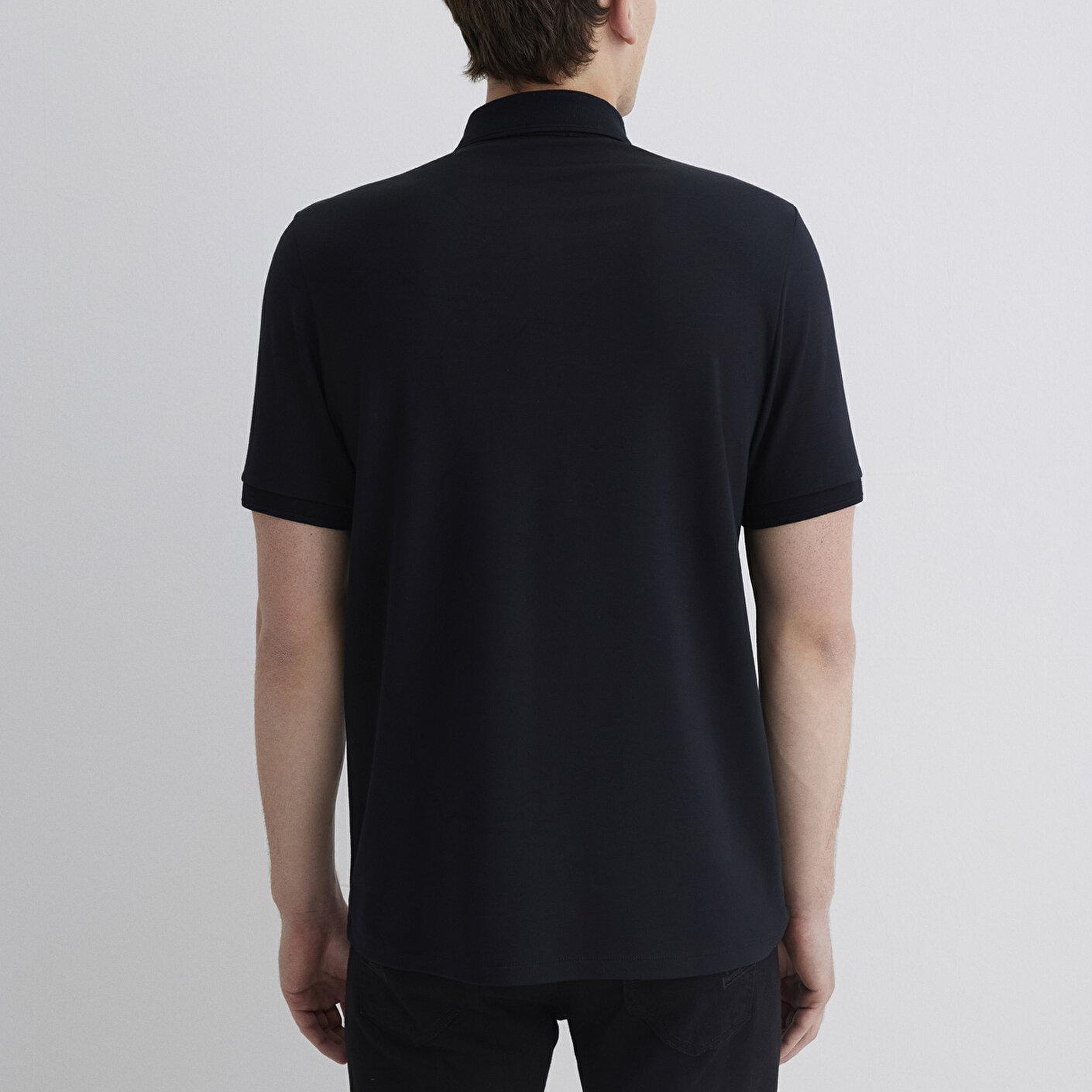 Mavi Soft-Premium Siyah Polo Tişört Slim Fit / Dar Kesim 0613006-900
