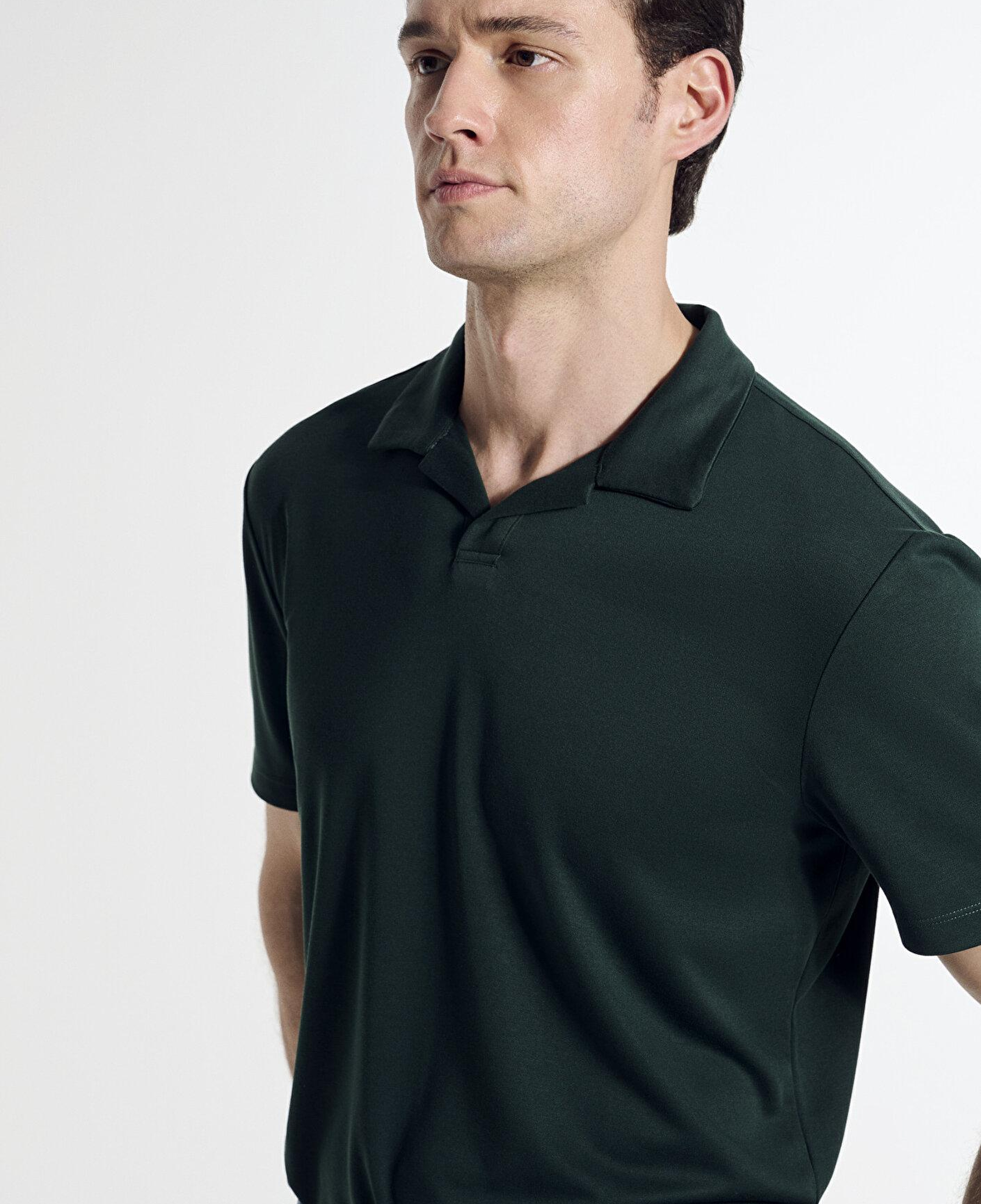 Mavi Soft-Premium Yeşil (TENCEL™) Modal Karışımlı Polo Tişört Regular Fit / Normal Kesim 0613008-85370