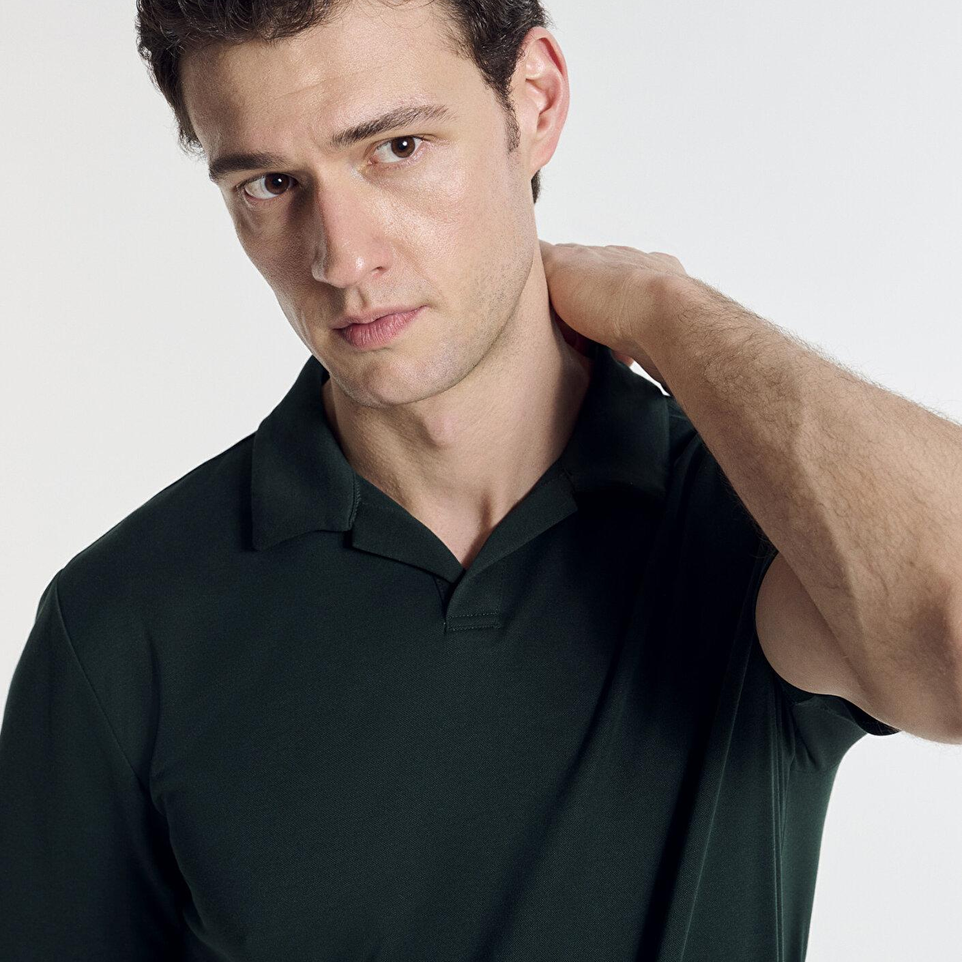 Mavi Soft-Premium Yeşil (TENCEL™) Modal Karışımlı Polo Tişört Regular Fit / Normal Kesim 0613008-85370