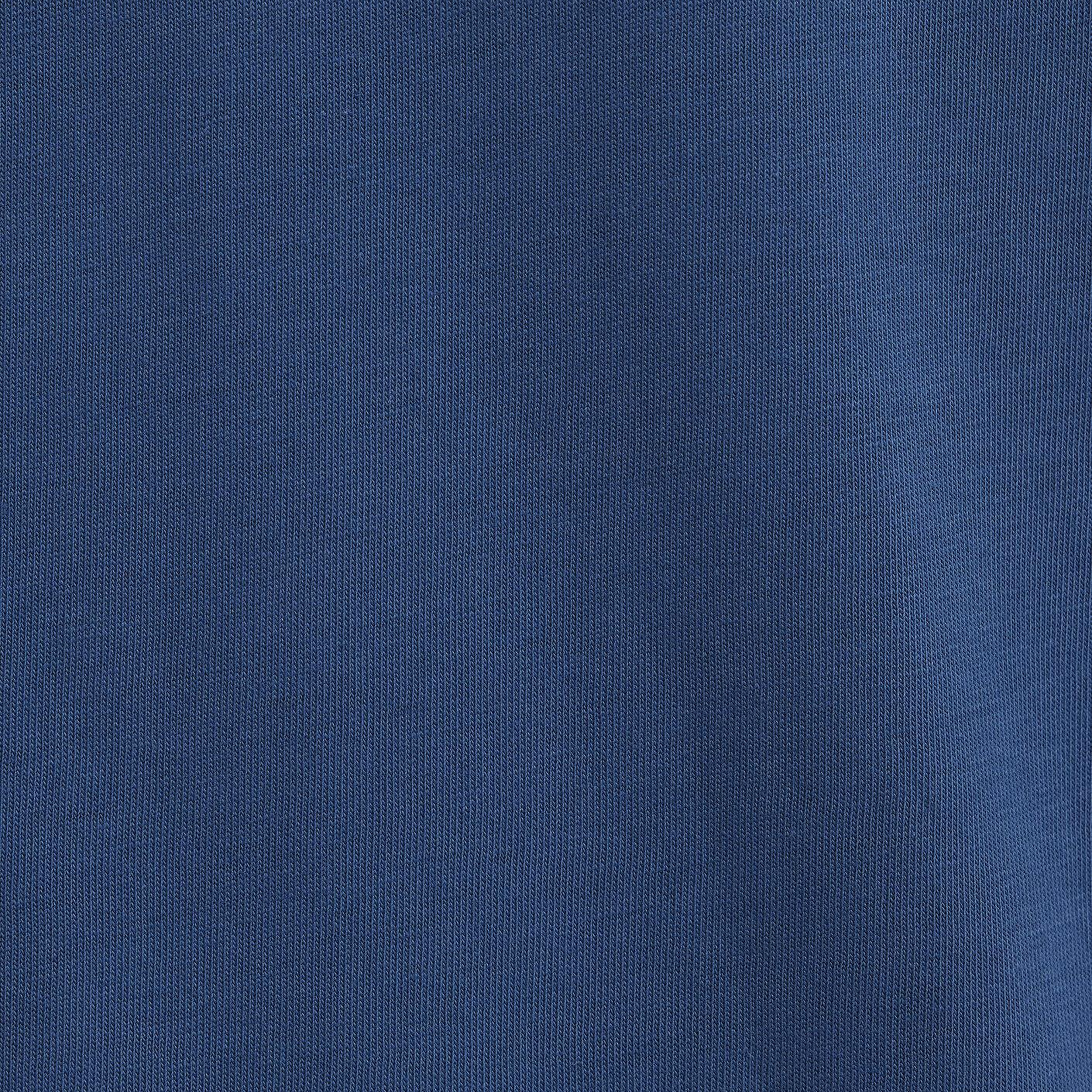 Mavi Etiket Detaylı Mavi Basic Tişört Loose Fit / Bol Rahat Kesim 0611824-90609