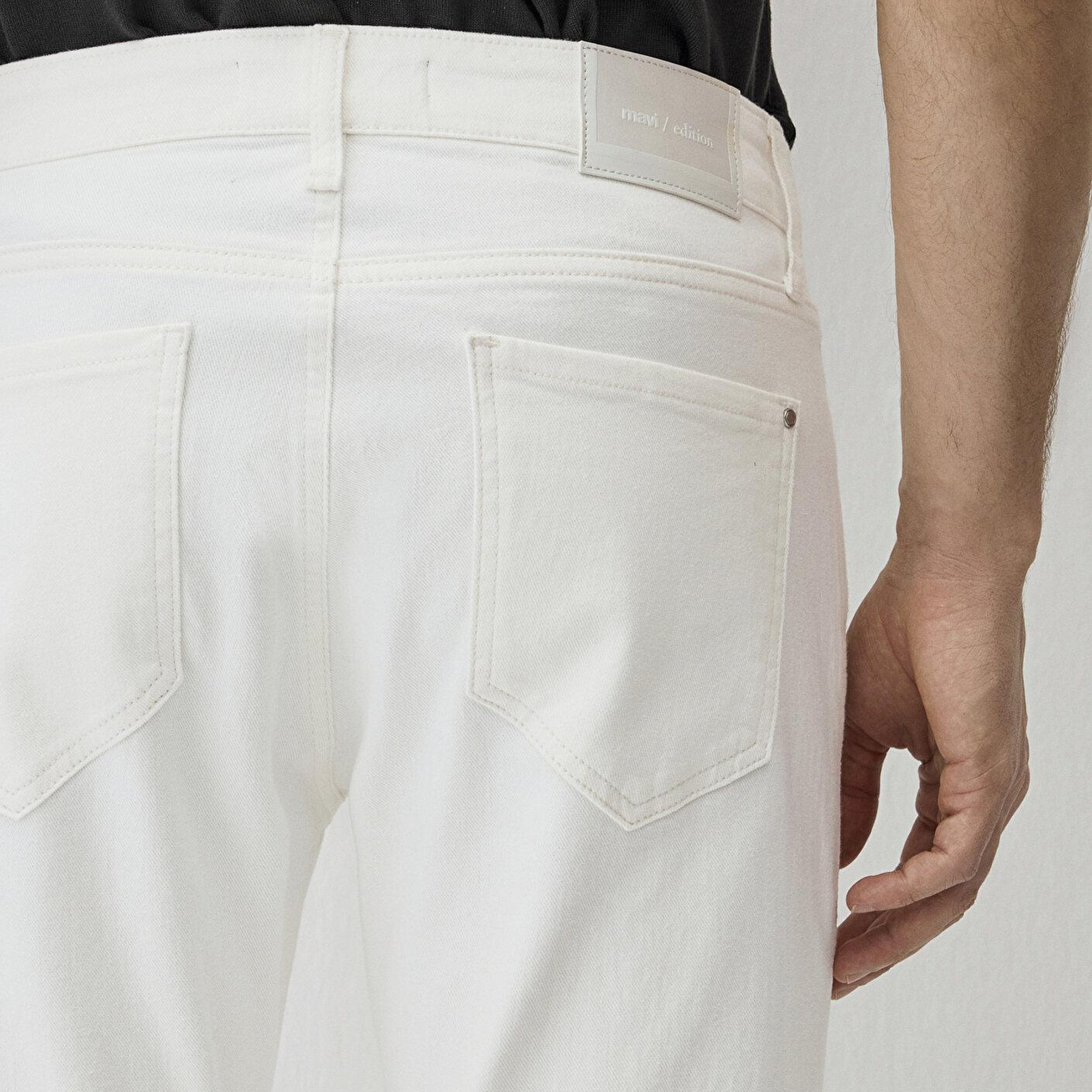 Mavi Marcus Edition Beyaz Jean Pantolon 0035190581