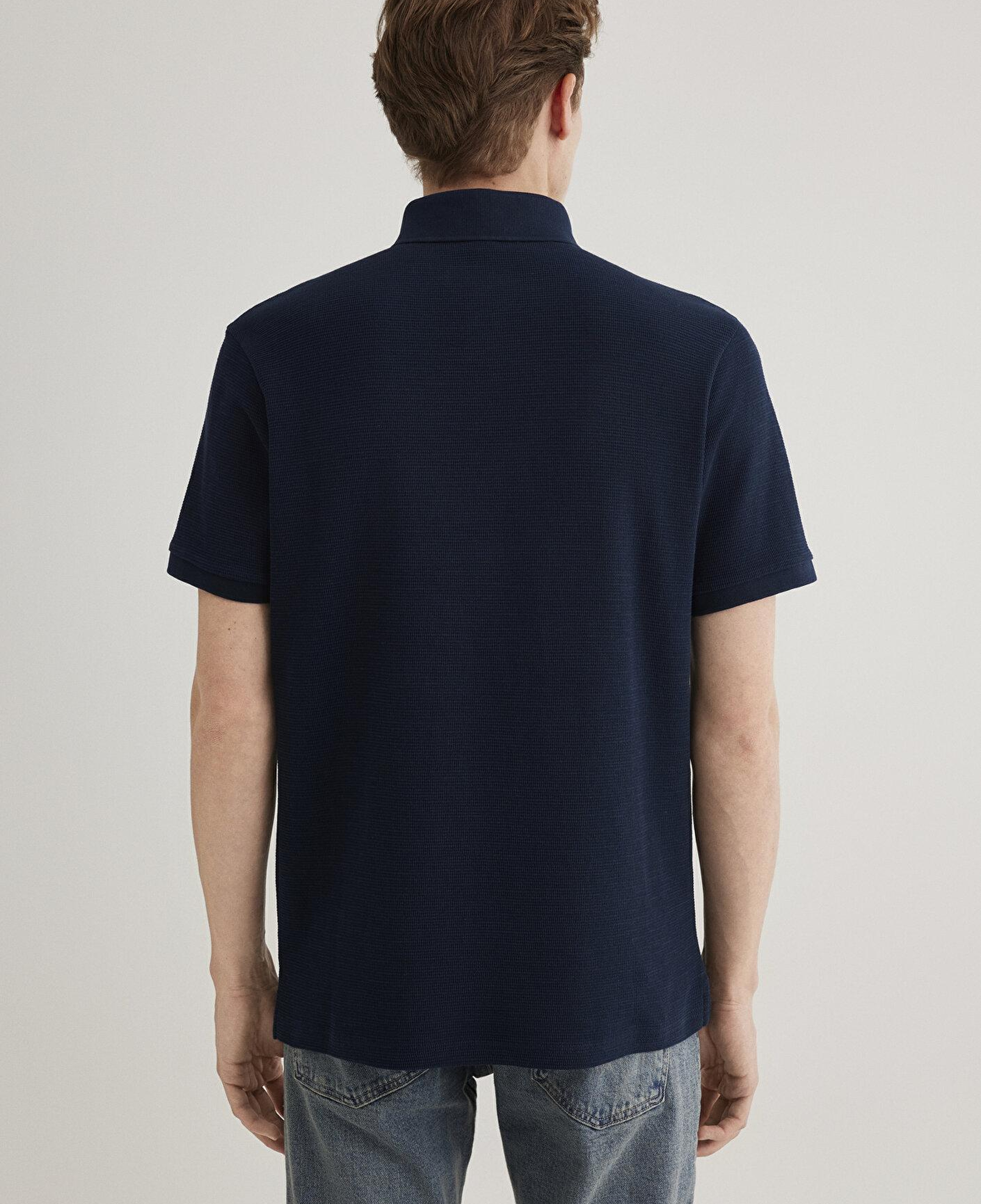 Mavi Lacivert Polo Tişört Slim Fit / Dar Kesim 0612521-70490