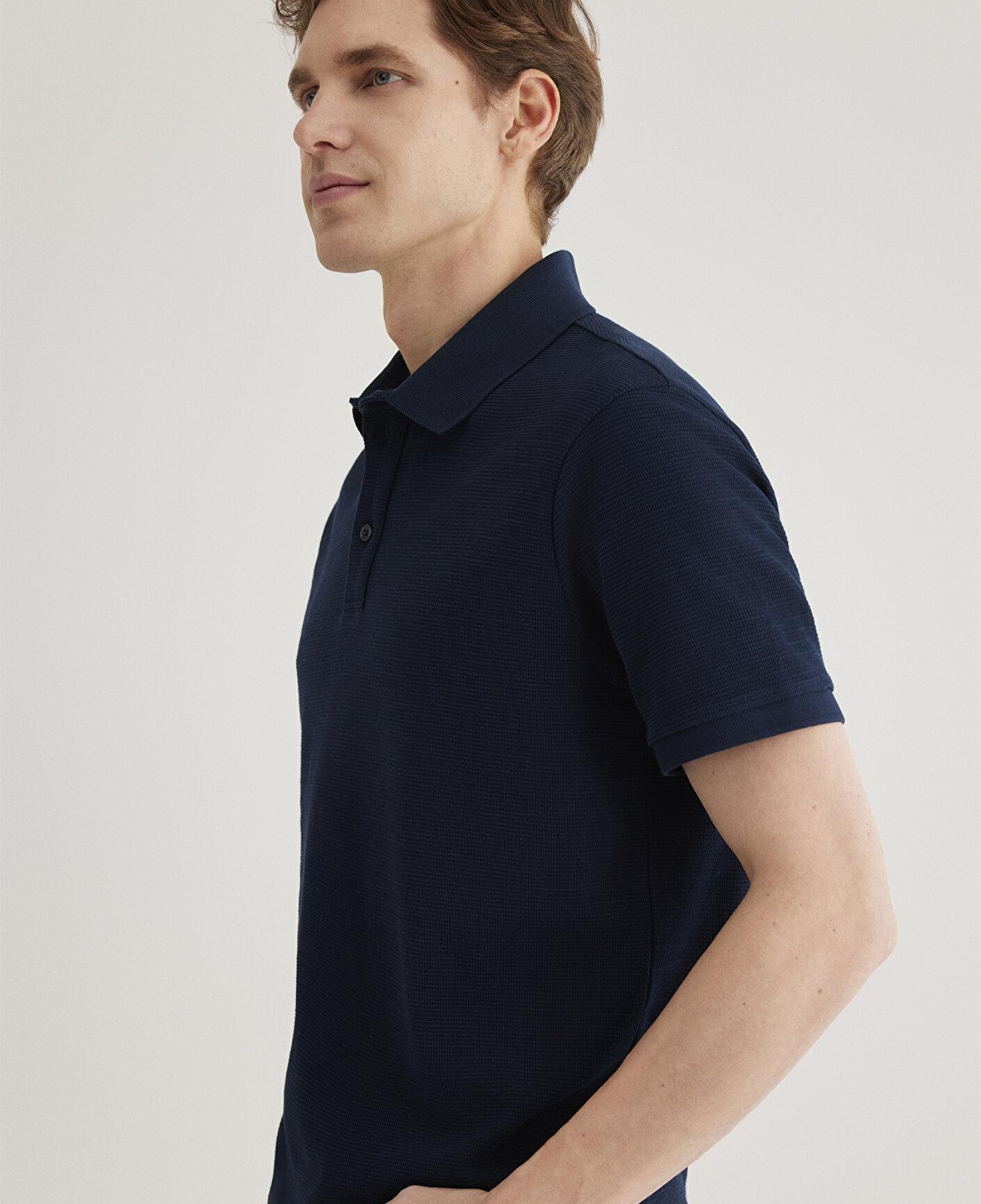 Mavi Lacivert Polo Tişört Slim Fit / Dar Kesim 0612521-70490