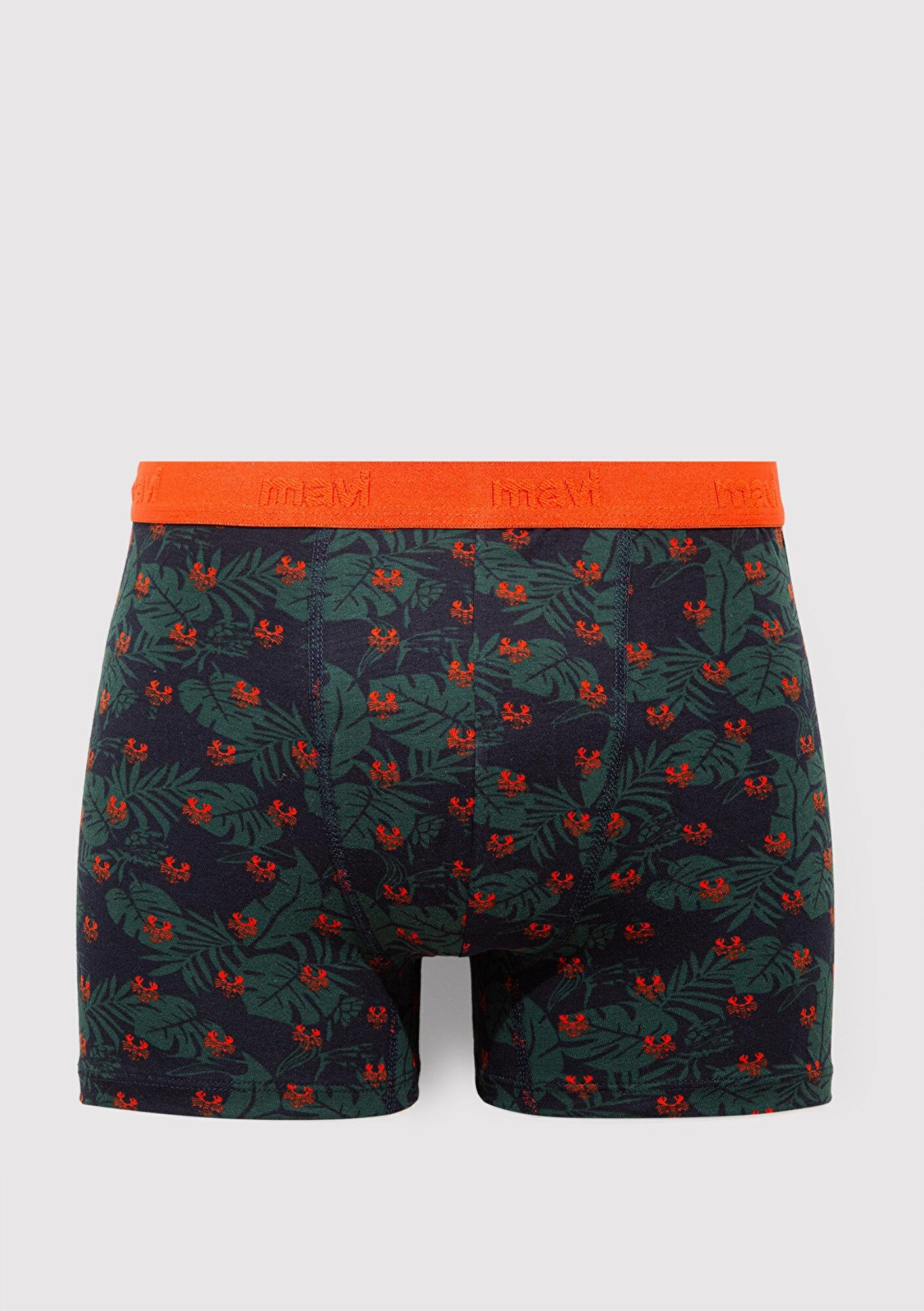 Mavi 3lü Baskılı Boxer 0911421-33648