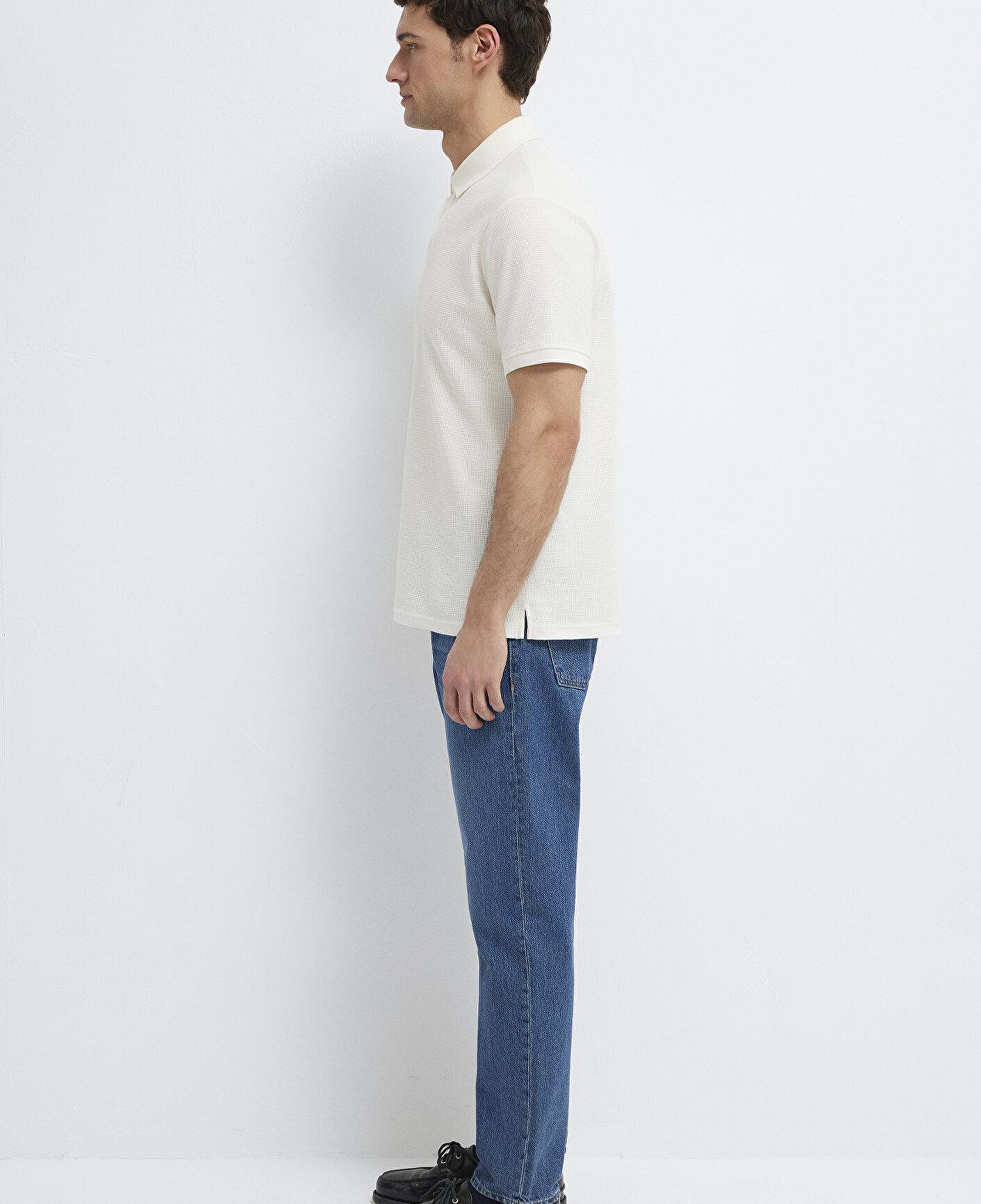 Mavi Ekru Polo Tişört Slim Fit / Dar Kesim 0612521-70057