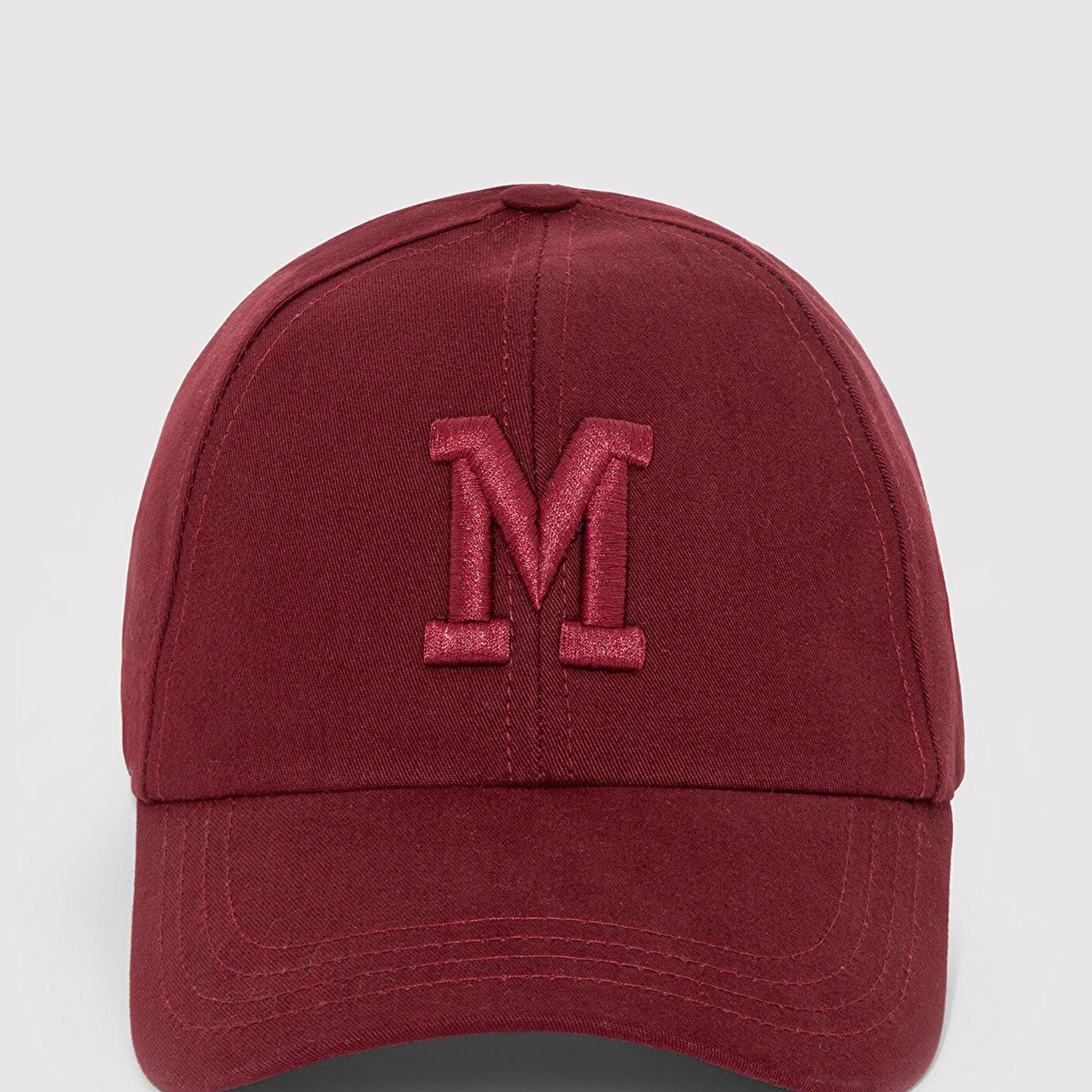 Mavi M Logo Detaylı Bordo Şapka 1912255-82051