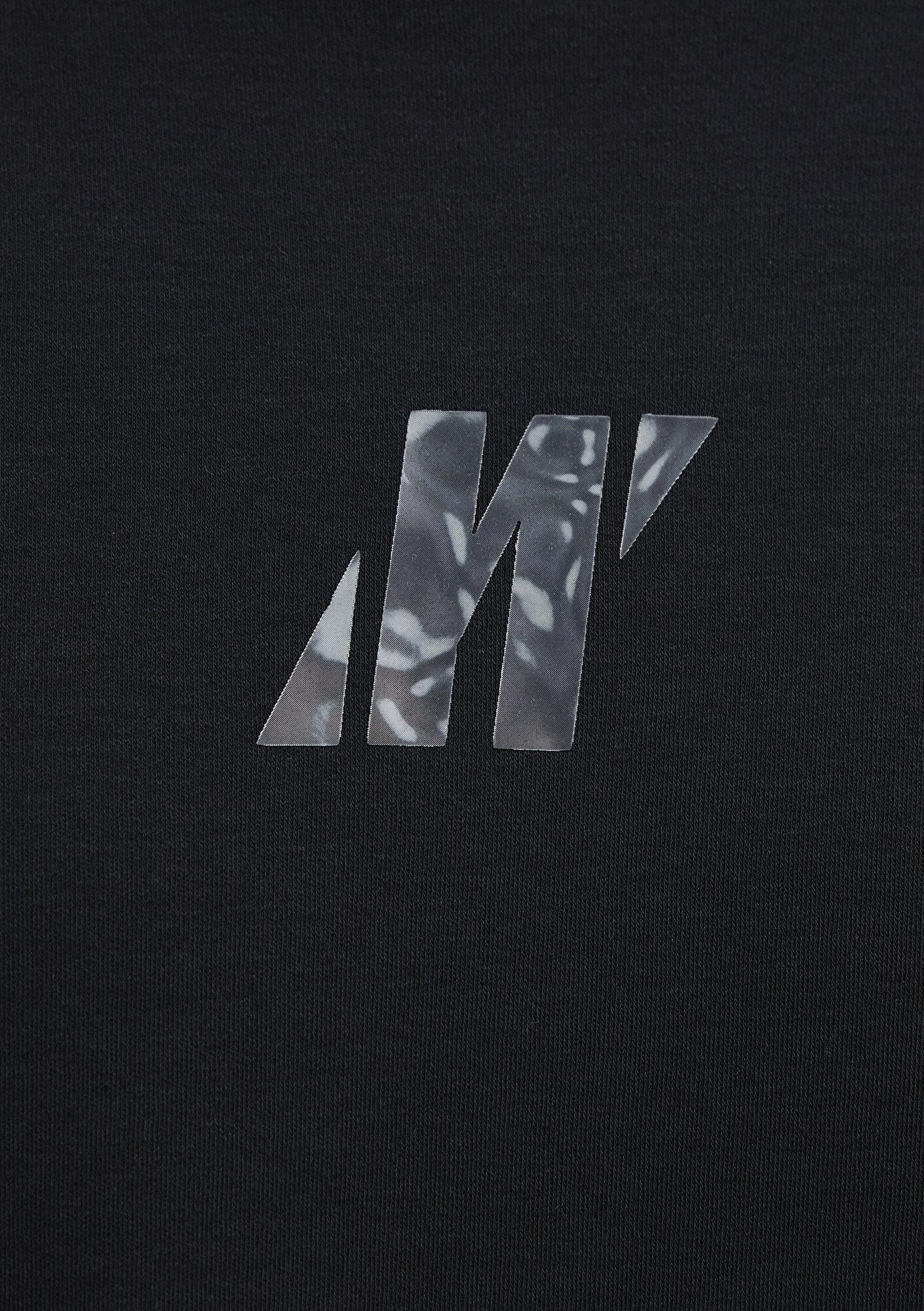 Mavi Mavi Pro Logo Baskılı Siyah Tişört Loose Fit / Bol Rahat Kesim 0612189-900