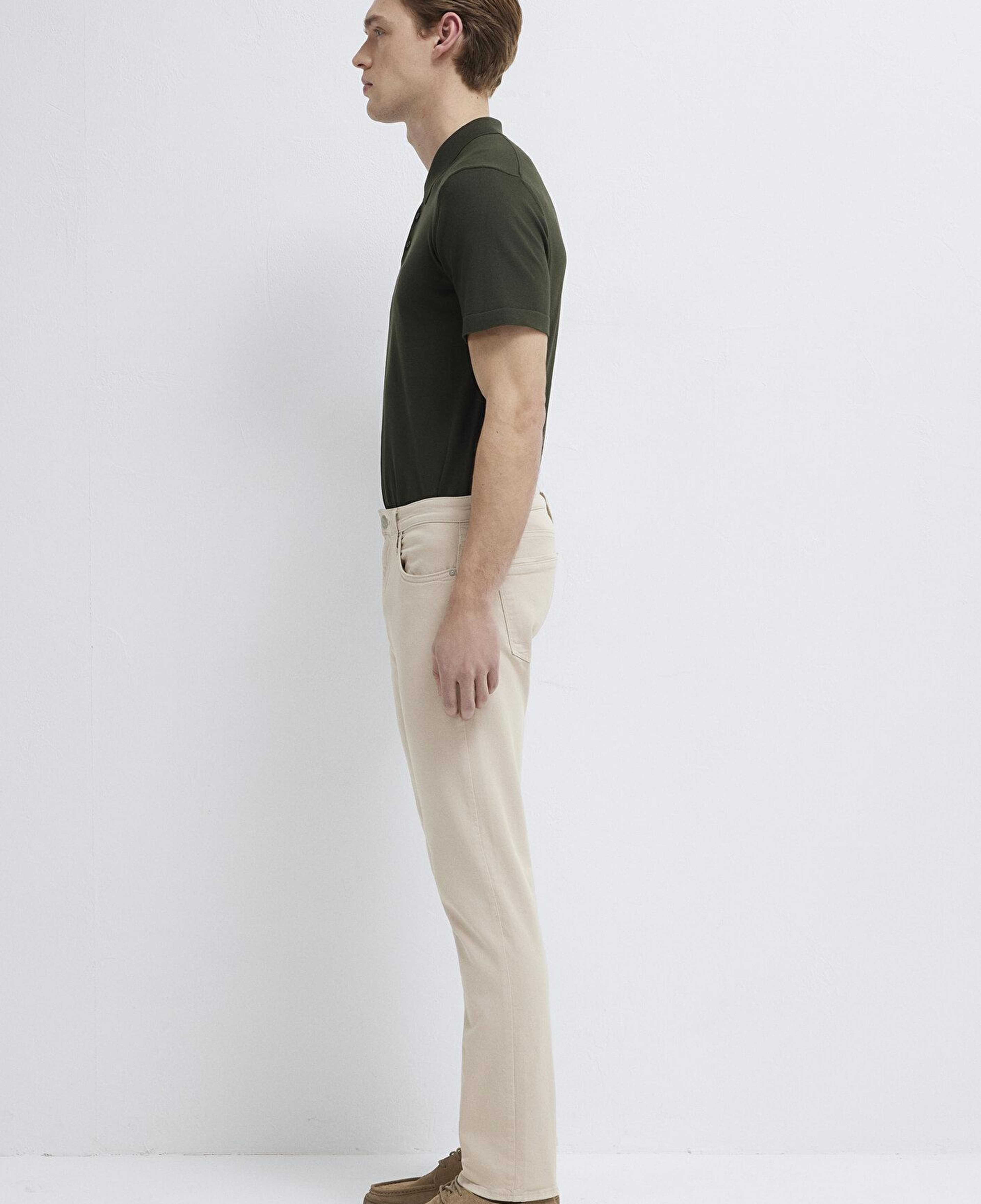 Mavi Marcus Mavi Black Bej Gabardin Pantolon 00351A2795