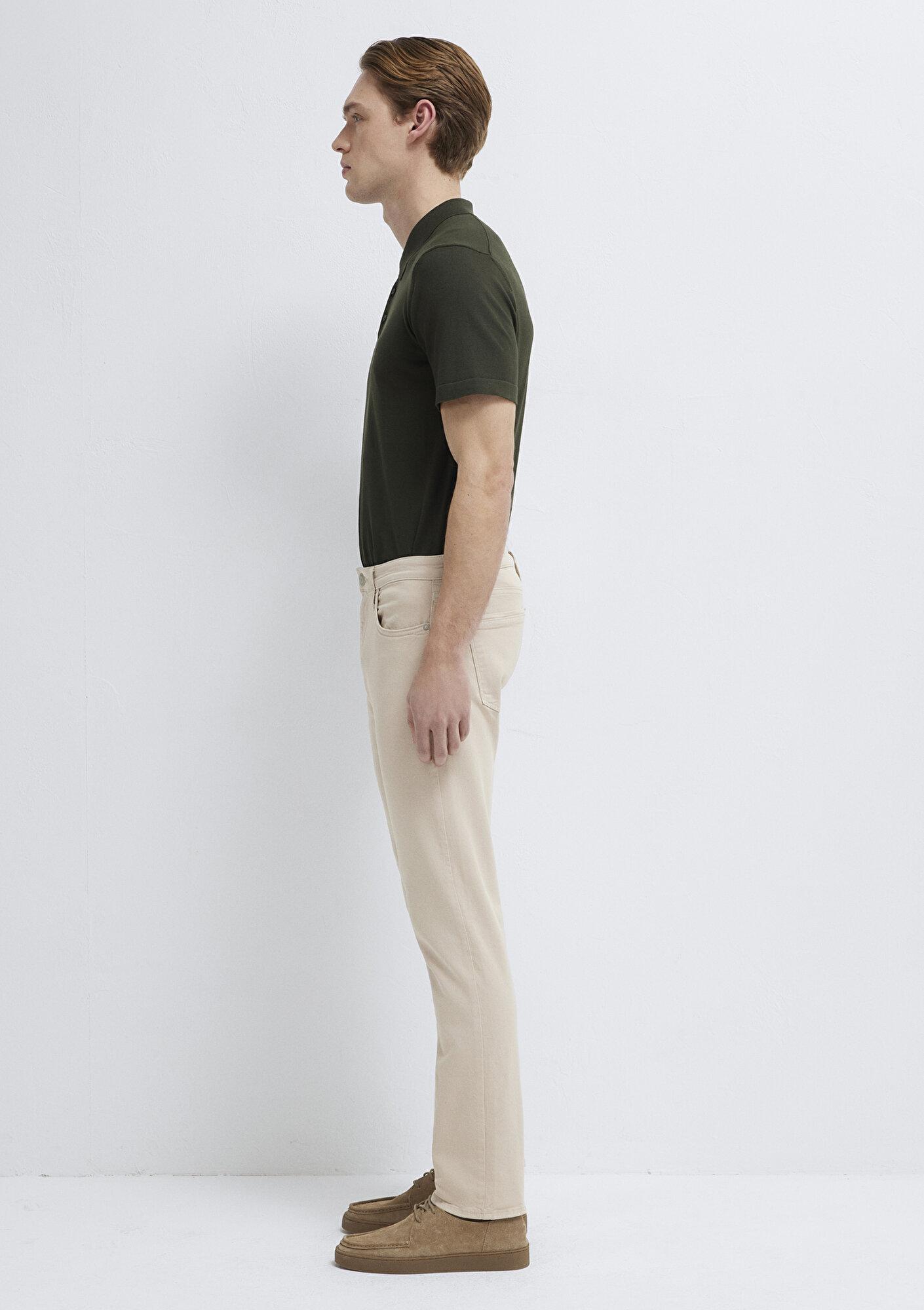Mavi Marcus Mavi Black Bej Gabardin Pantolon 00351A2795