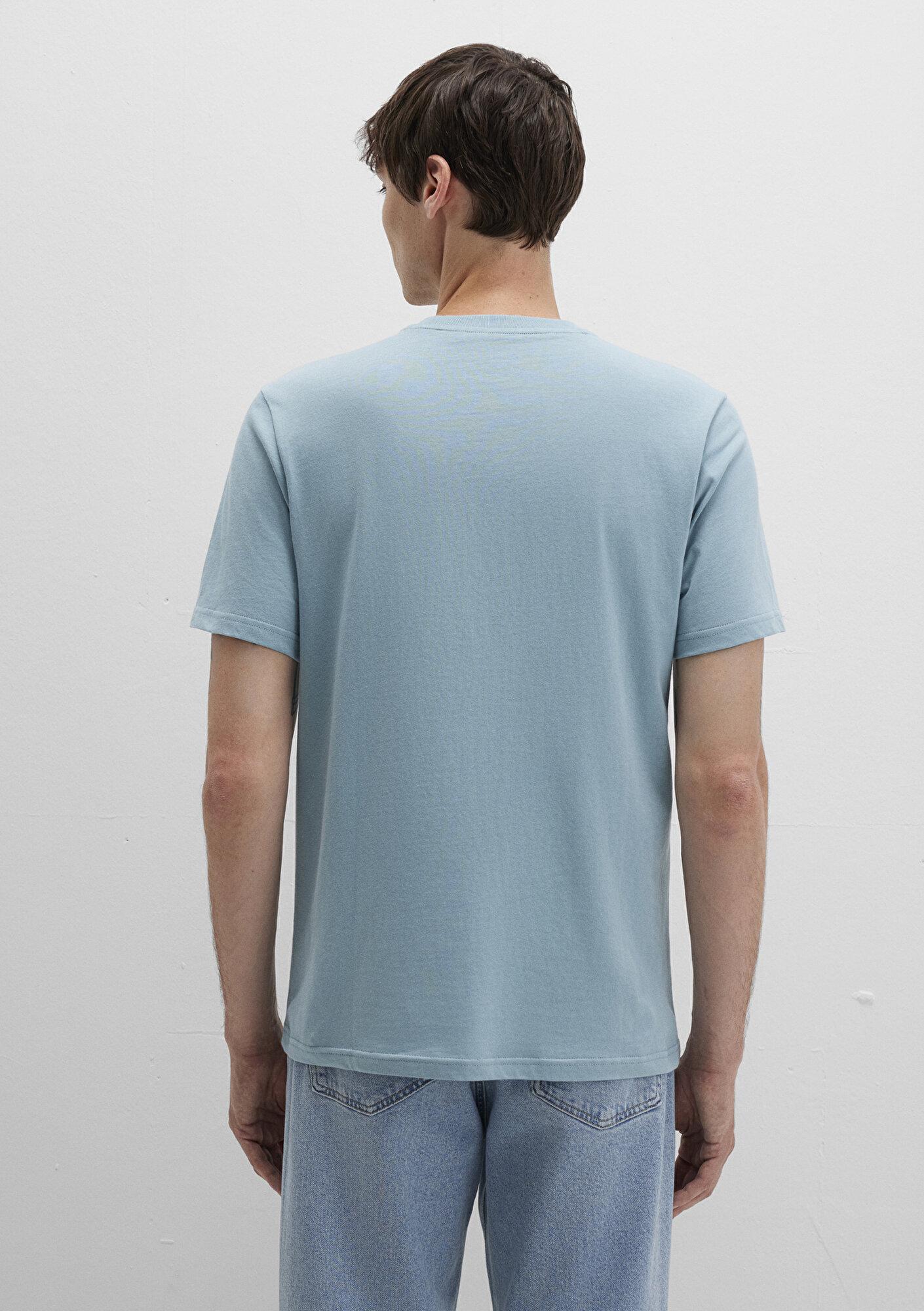 Mavi Mavi Logo Baskılı Yeşil Tişört Regular Fit / Normal Kesim 0612896-70838