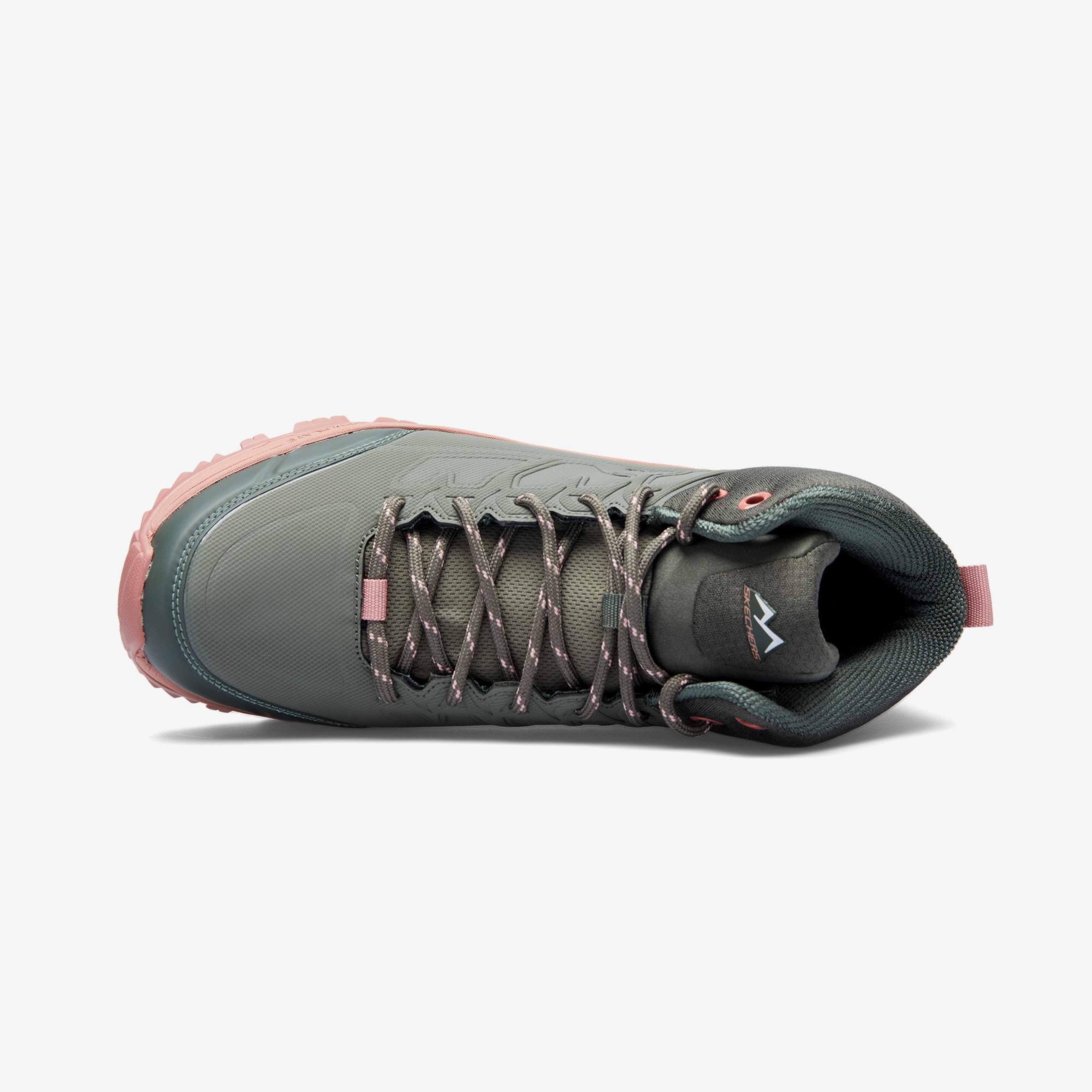 Skechers Max Protect Legacy - Weekend Getaway Kadın Gri Pembe Outdoor Bot