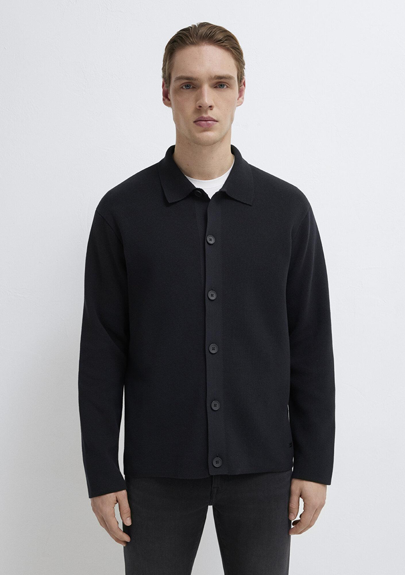 Mavi Mavi Black Siyah Hırka Regular Fit / Normal Kesim 0710393-900