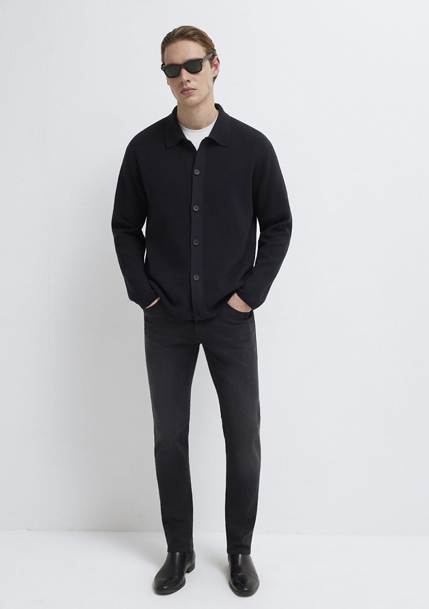 Mavi Mavi Black Siyah Hırka Regular Fit / Normal Kesim 0710393-900