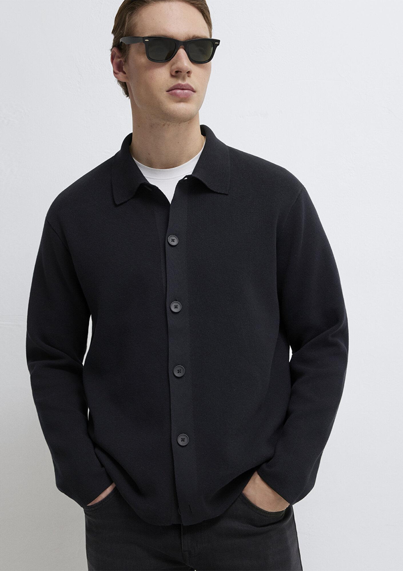 Mavi Mavi Black Siyah Hırka Regular Fit / Normal Kesim 0710393-900
