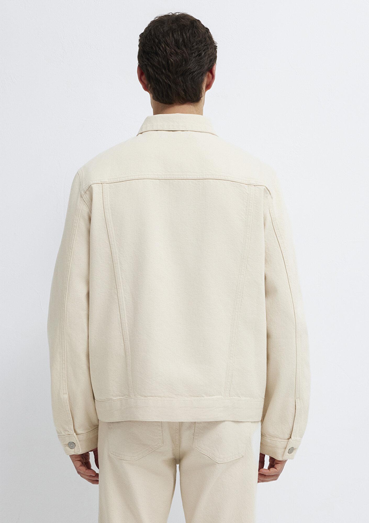 Mavi Ray Classic Ekru Jean Ceket 0110273-A1707