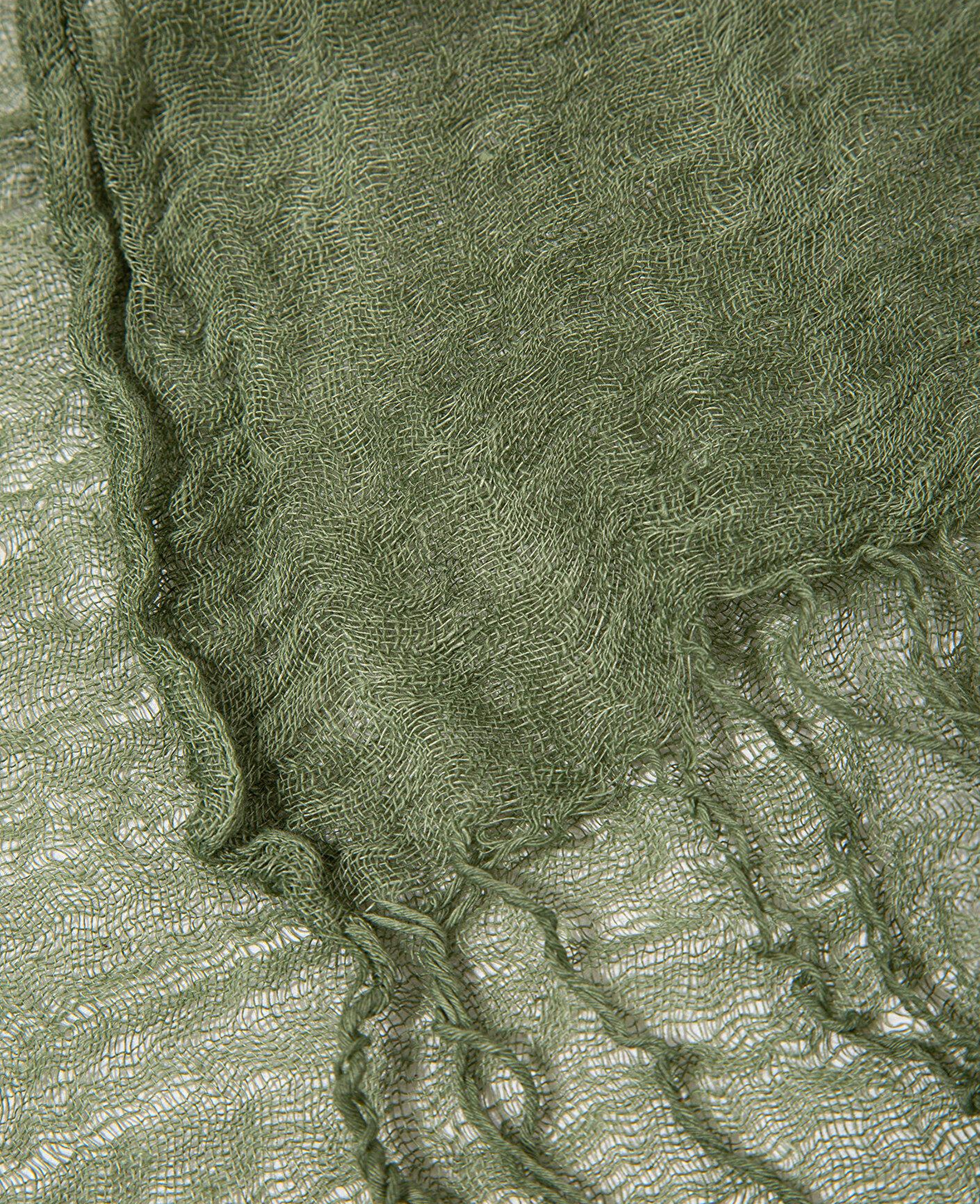 Mavi Keten Karışımlı Yeşil Şal 1913905-71478