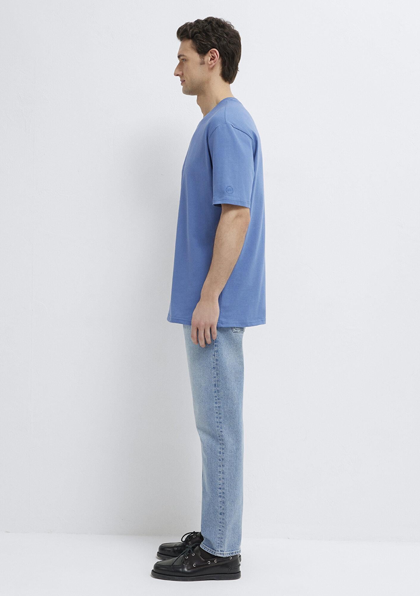 Mavi Mavi Basic Tişört Loose Fit / Bol Rahat Kesim 0611924-70738