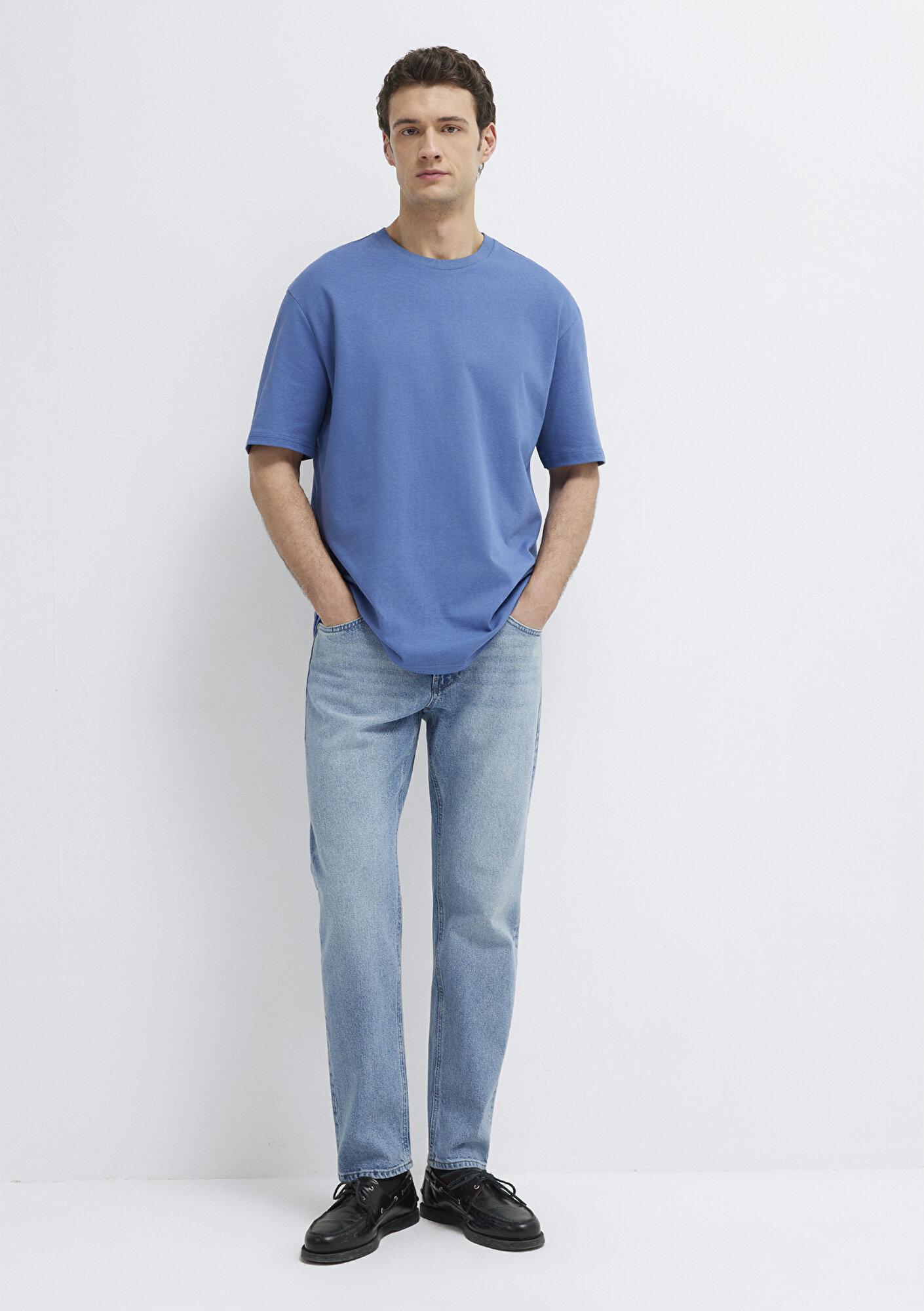 Mavi Mavi Basic Tişört Loose Fit / Bol Rahat Kesim 0611924-70738