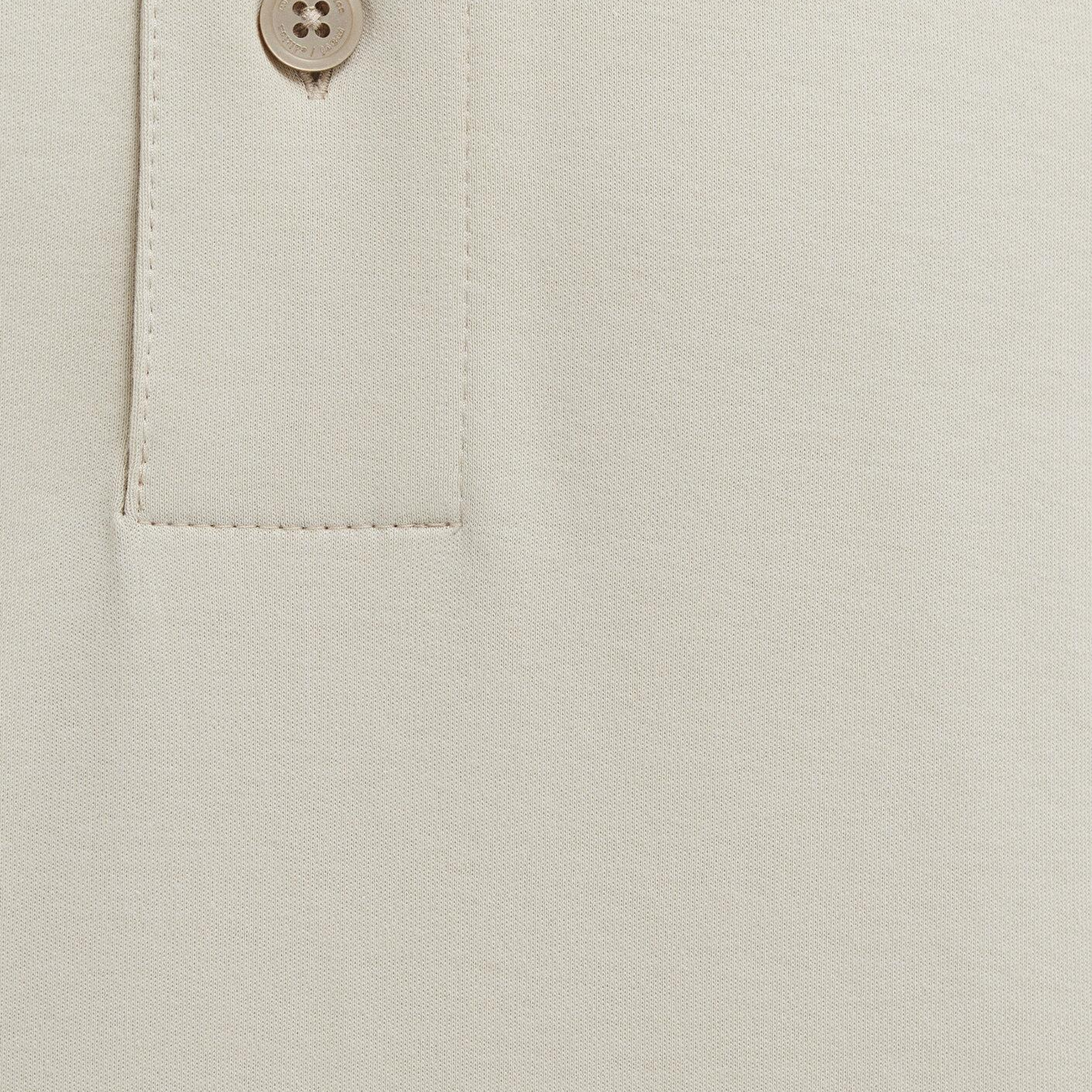 Mavi Bej Polo Tişört Loose Fit / Bol Rahat Kesim 0613344-70144