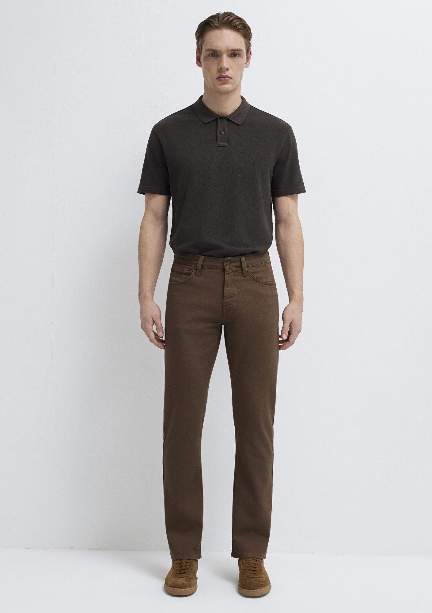 Mavi Martin Kahverengi Gabardin Pantolon 0037890680