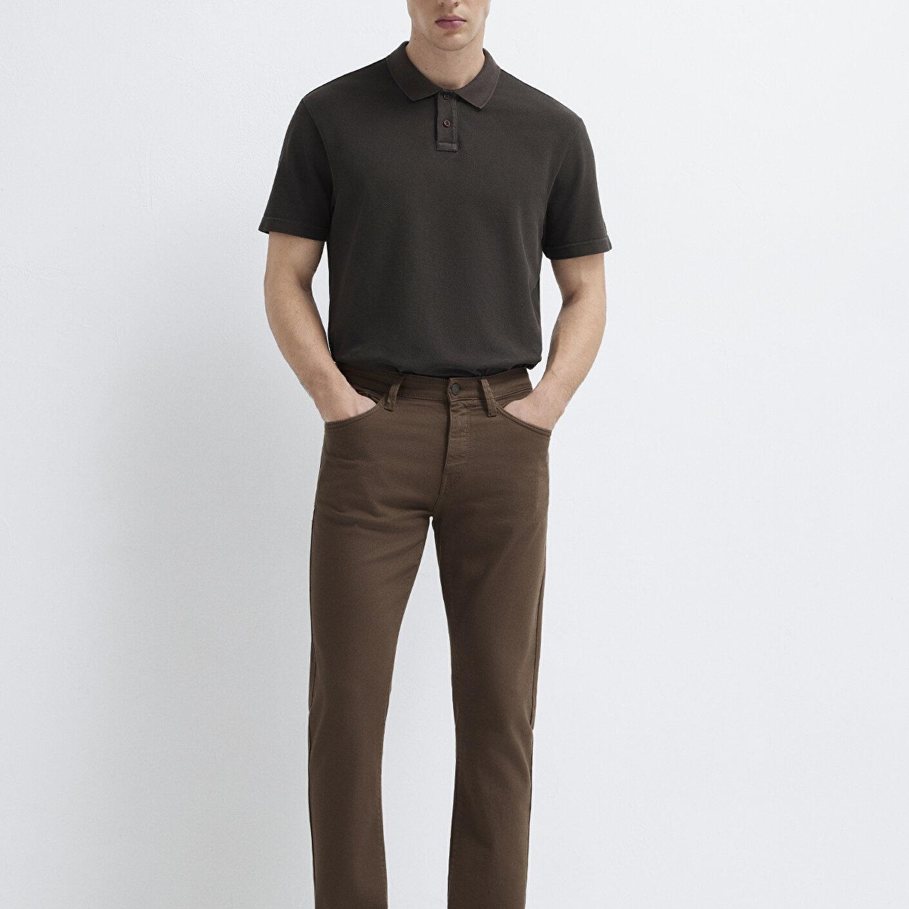 Mavi Martin Kahverengi Gabardin Pantolon 0037890680