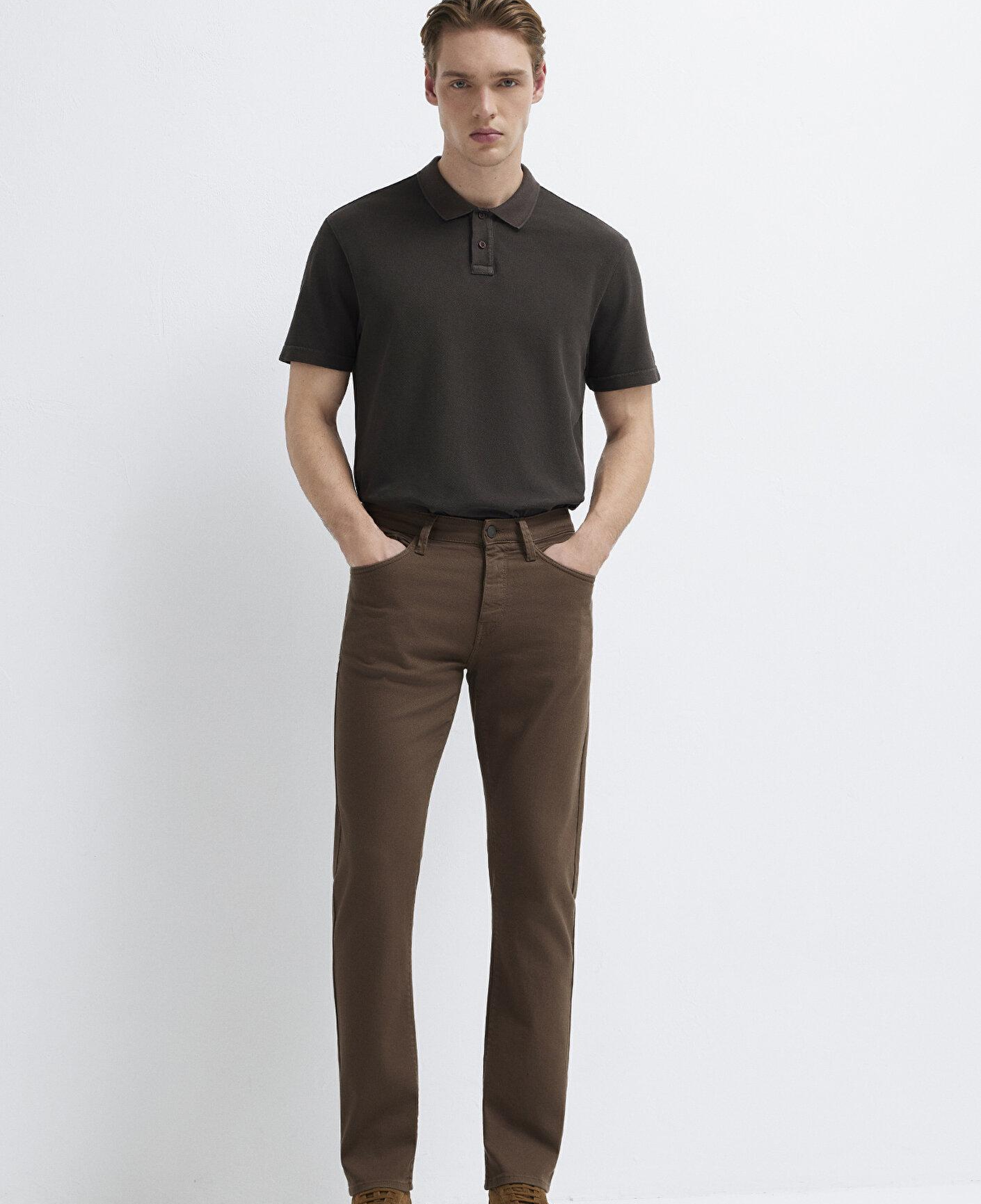 Mavi Martin Kahverengi Gabardin Pantolon 0037890680