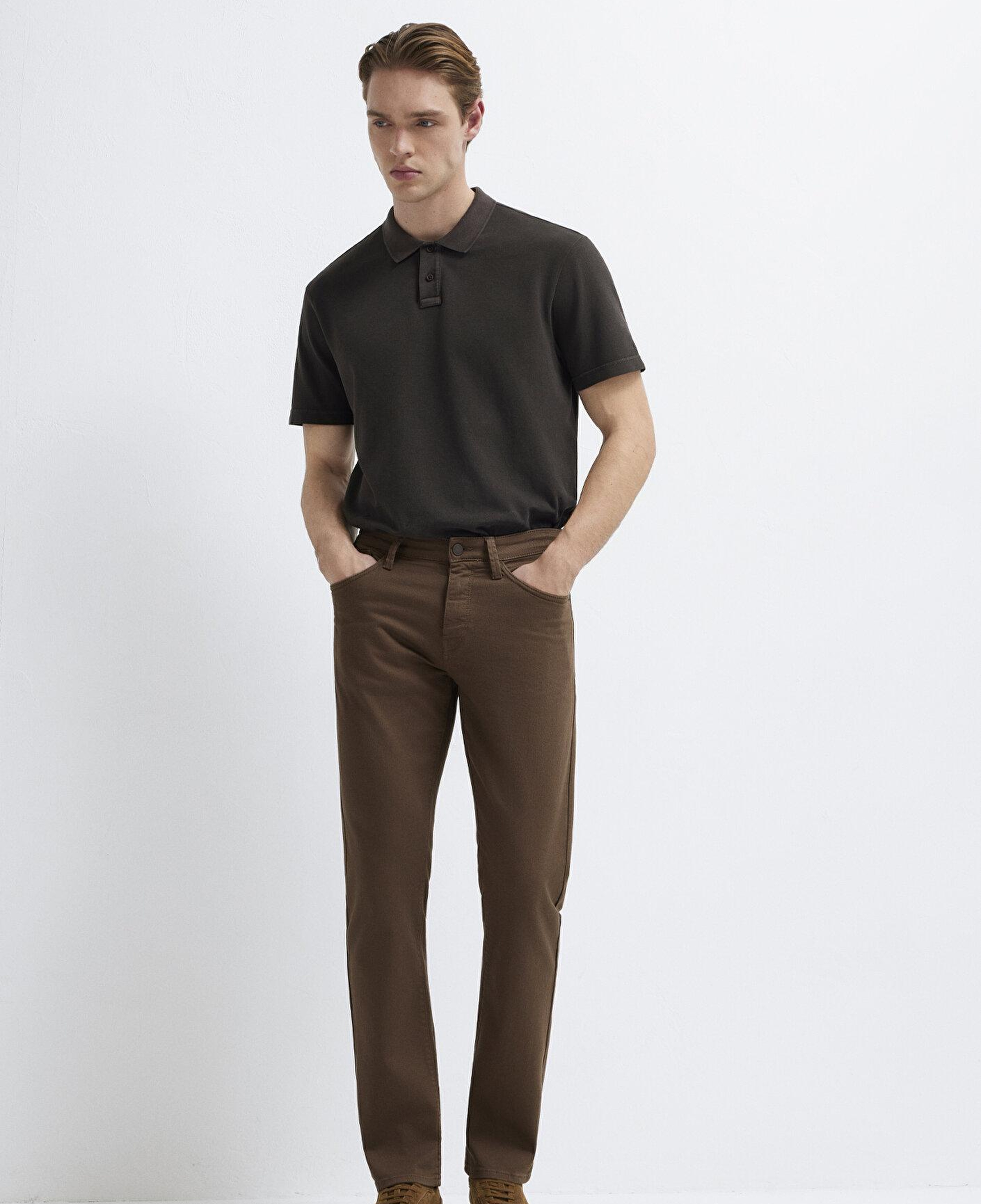 Mavi Martin Kahverengi Gabardin Pantolon 0037890680