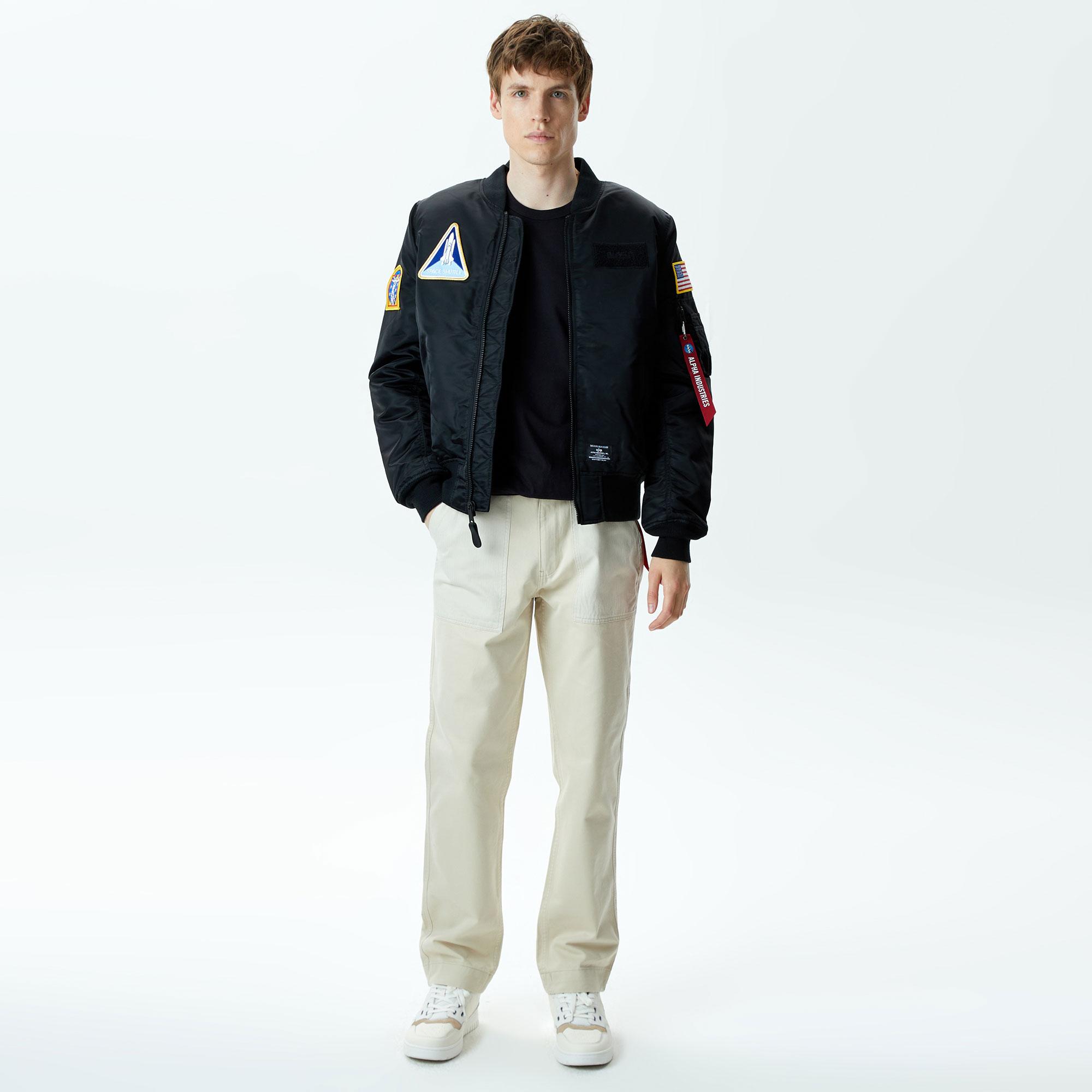 Alpha Industries Nasa Ma-1 Flight Gen Erkek Siyah Ceket