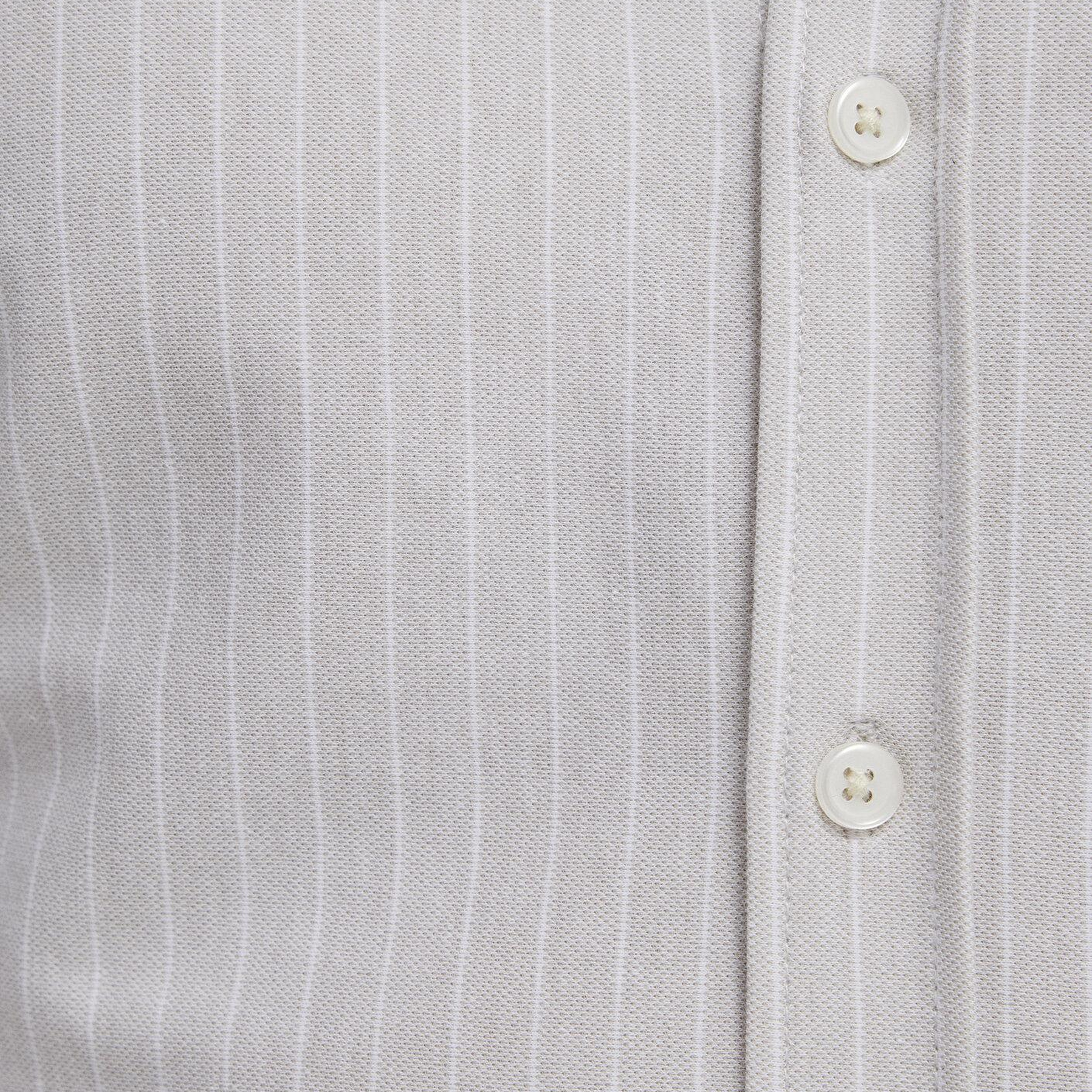 Mavi Çizgili Gri Gömlek Slim Fit / Dar Kesim 0211858-91410