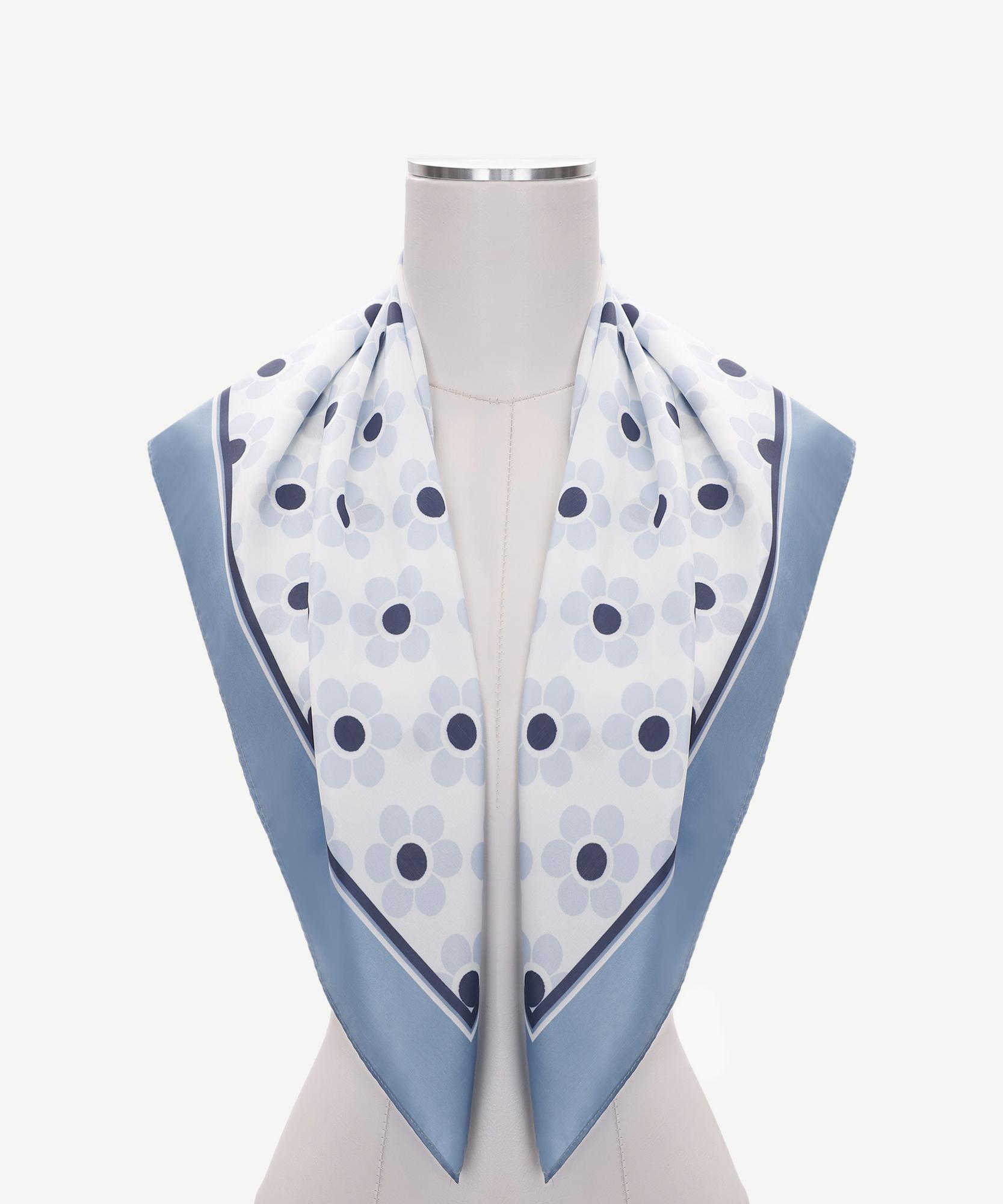 YARGICI Çiçek Desenli Fular