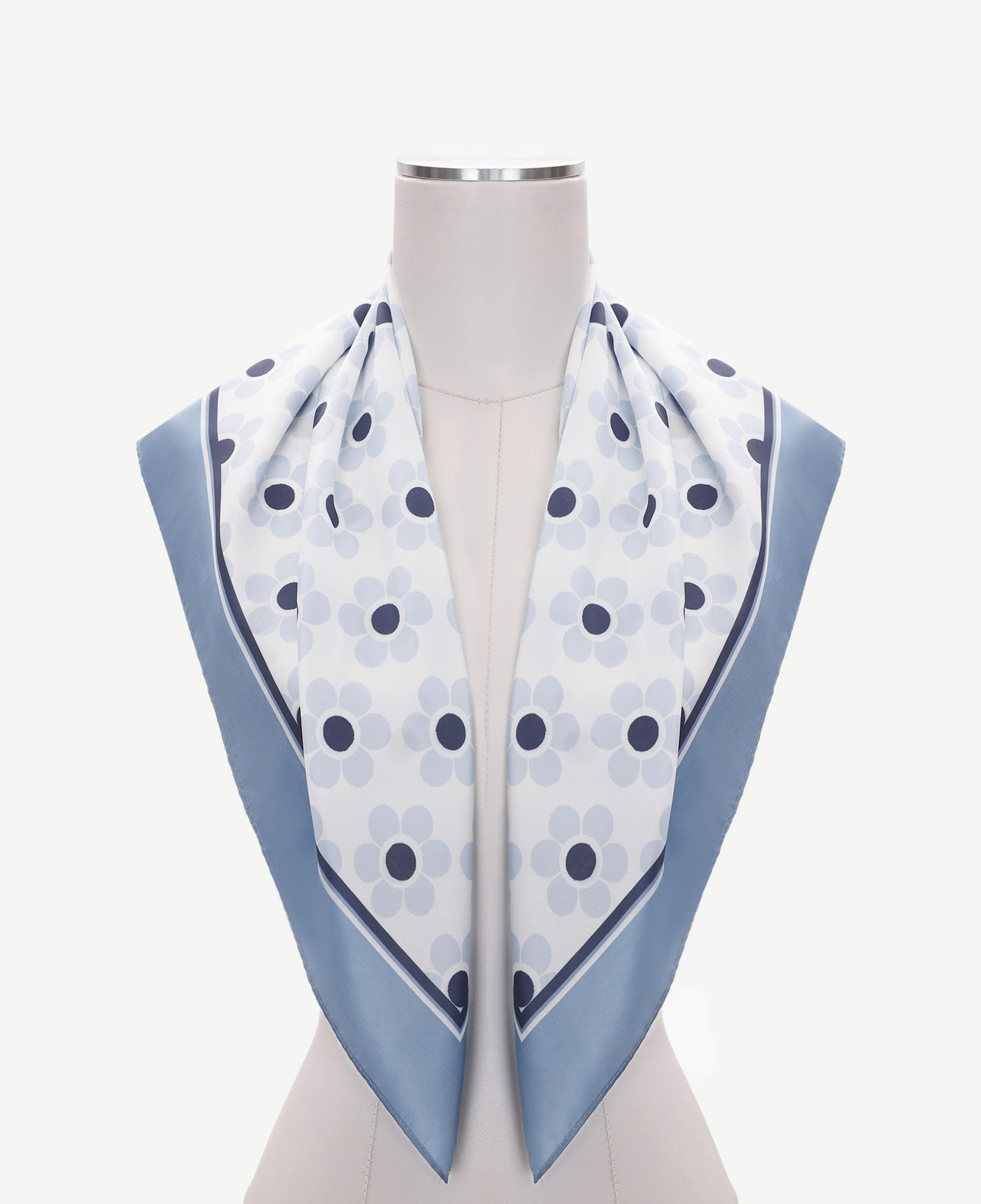 YARGICI Çiçek Desenli Fular