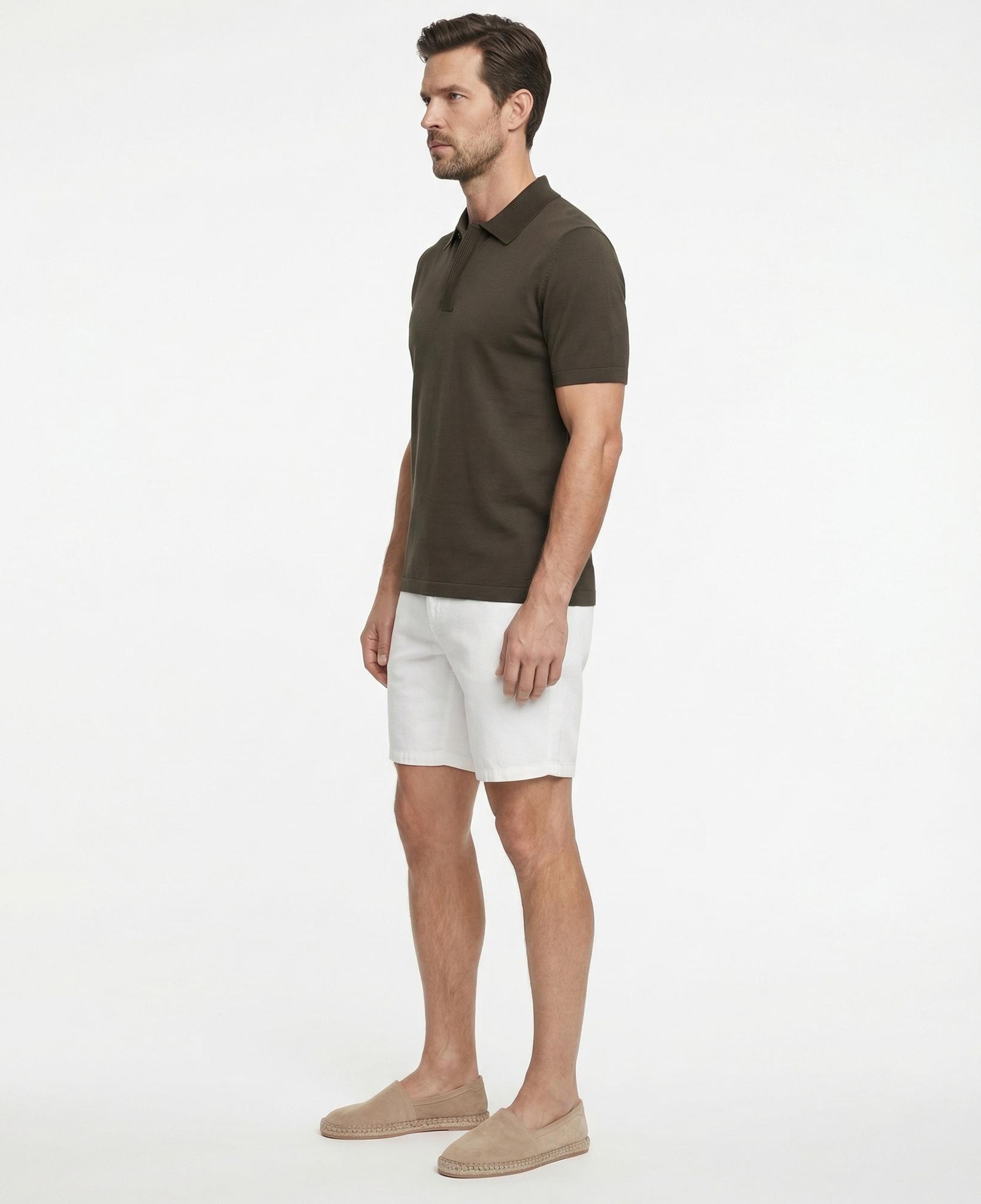 YARGICI Regular Polo Yaka Kısa Kol Kazak