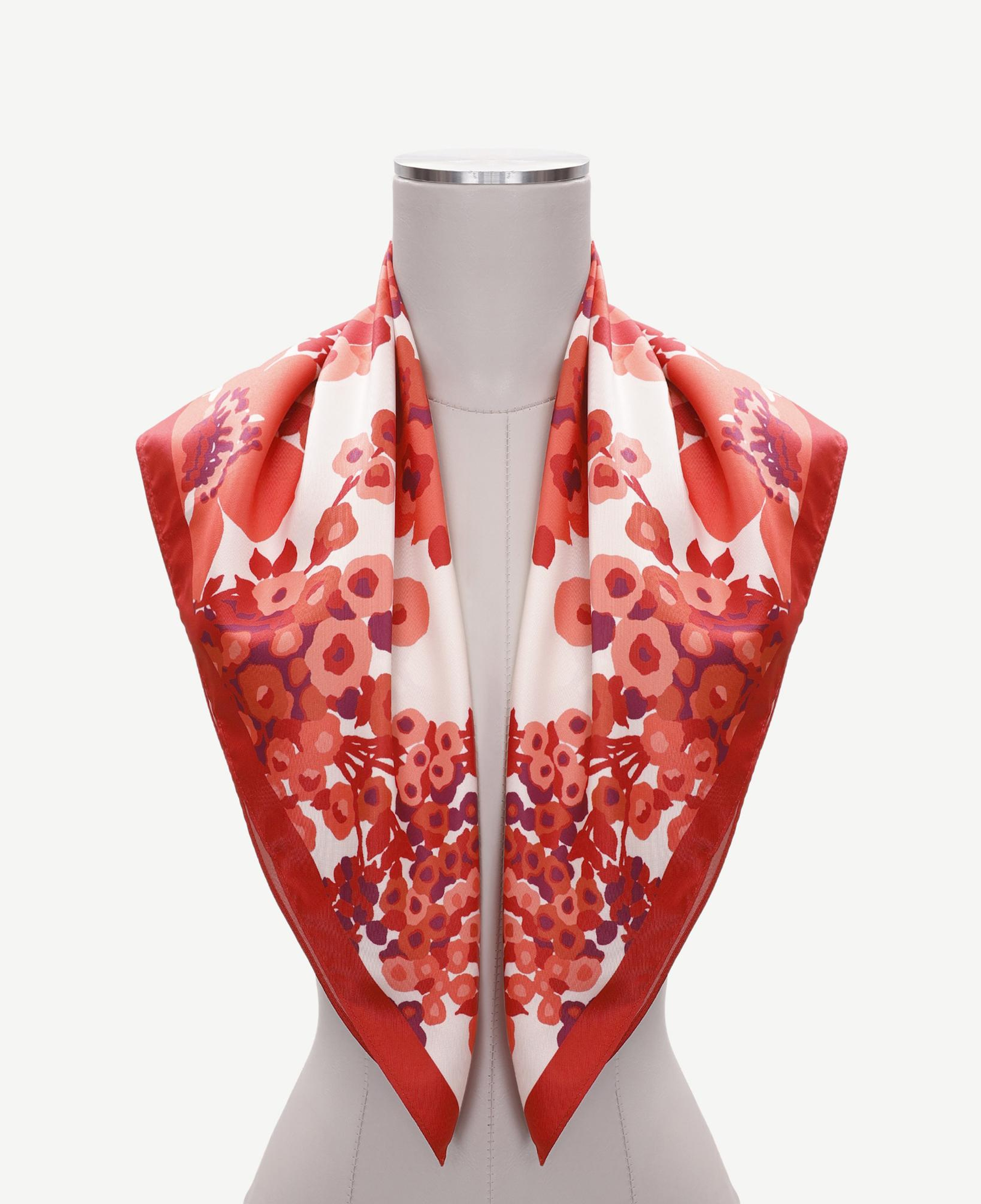 YARGICI Çiçek Desenli Fular