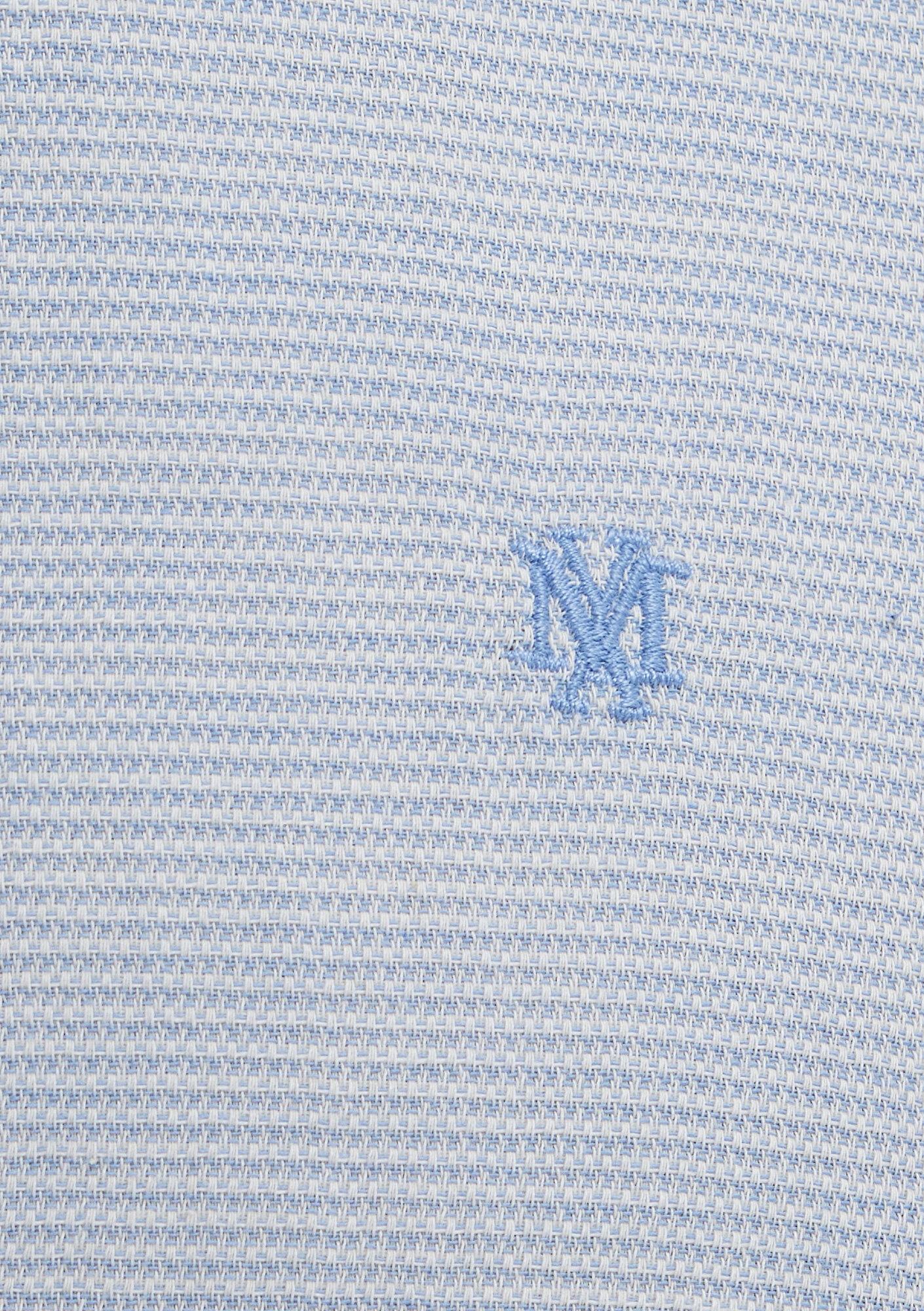 Mavi Mühür Logo Nakışlı Mavi Gömlek Slim Fit / Dar Kesim 0211899-86659