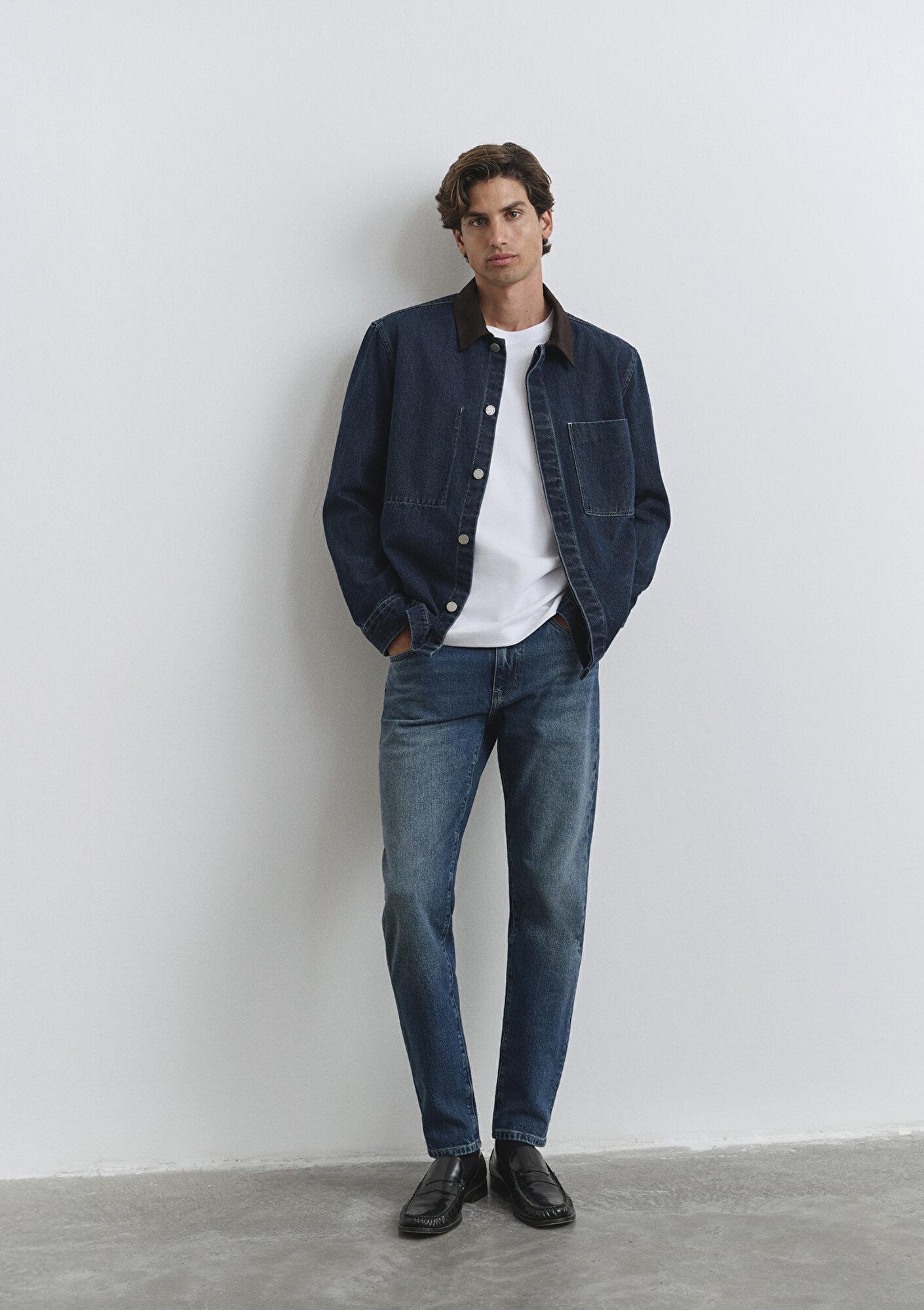 Mavi London Regenarative Koyu Mavi Jean Pantolon 0010172-90981