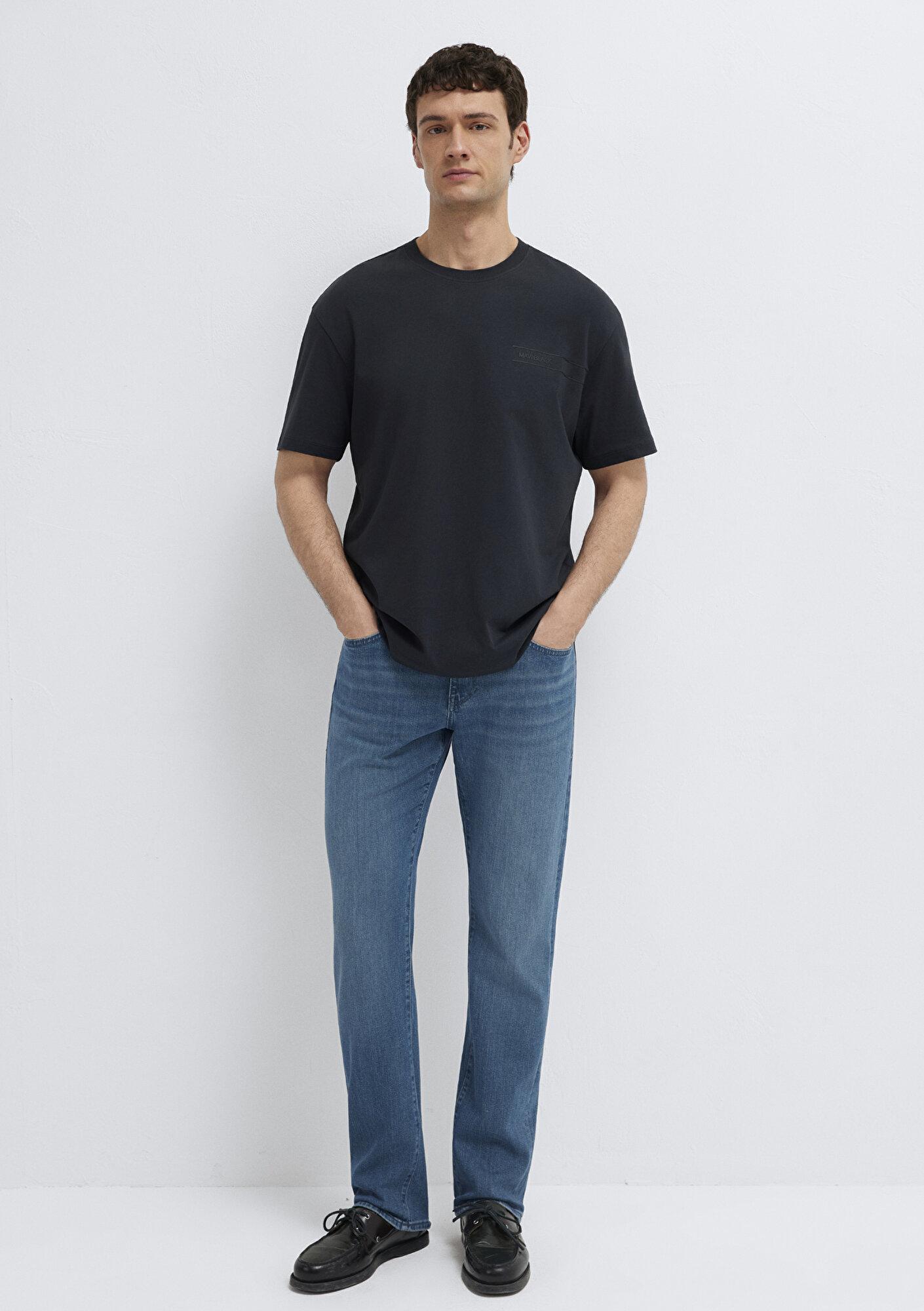 Mavi Mavi Black Siyah Tişört Loose Fit / Bol Rahat Kesim 0613589-71379