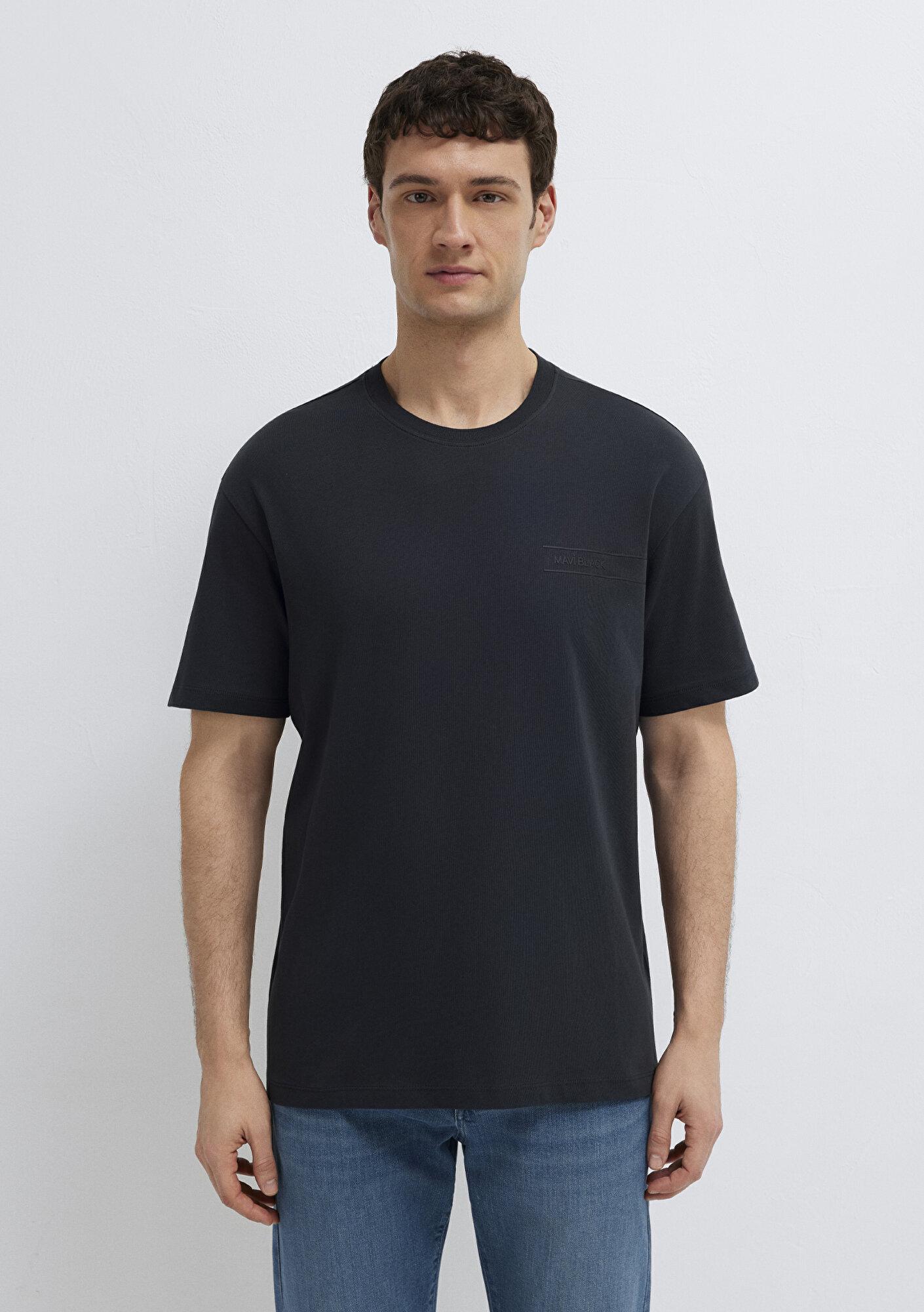 Mavi Mavi Black Siyah Tişört Loose Fit / Bol Rahat Kesim 0613589-71379