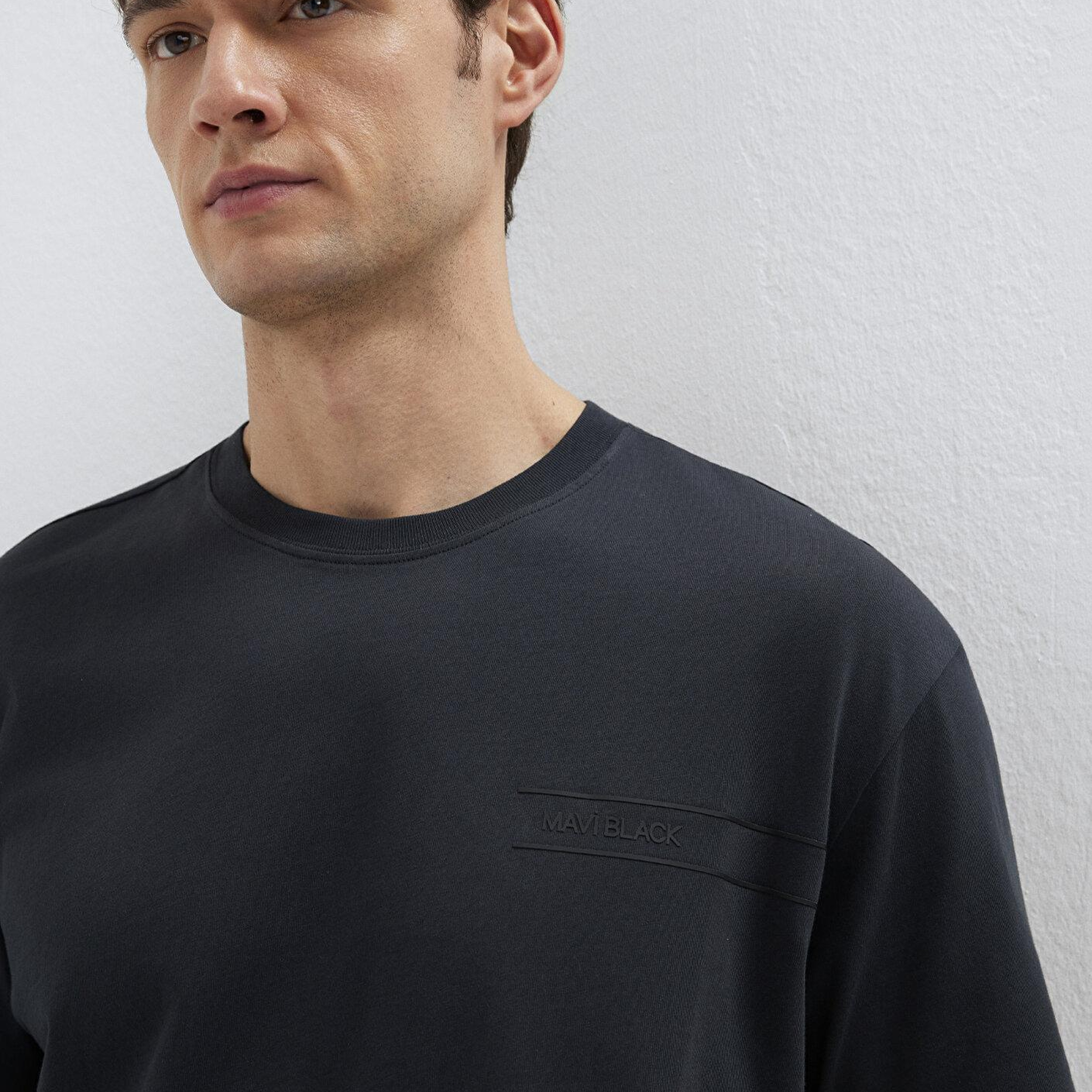 Mavi Mavi Black Siyah Tişört Loose Fit / Bol Rahat Kesim 0613589-71379