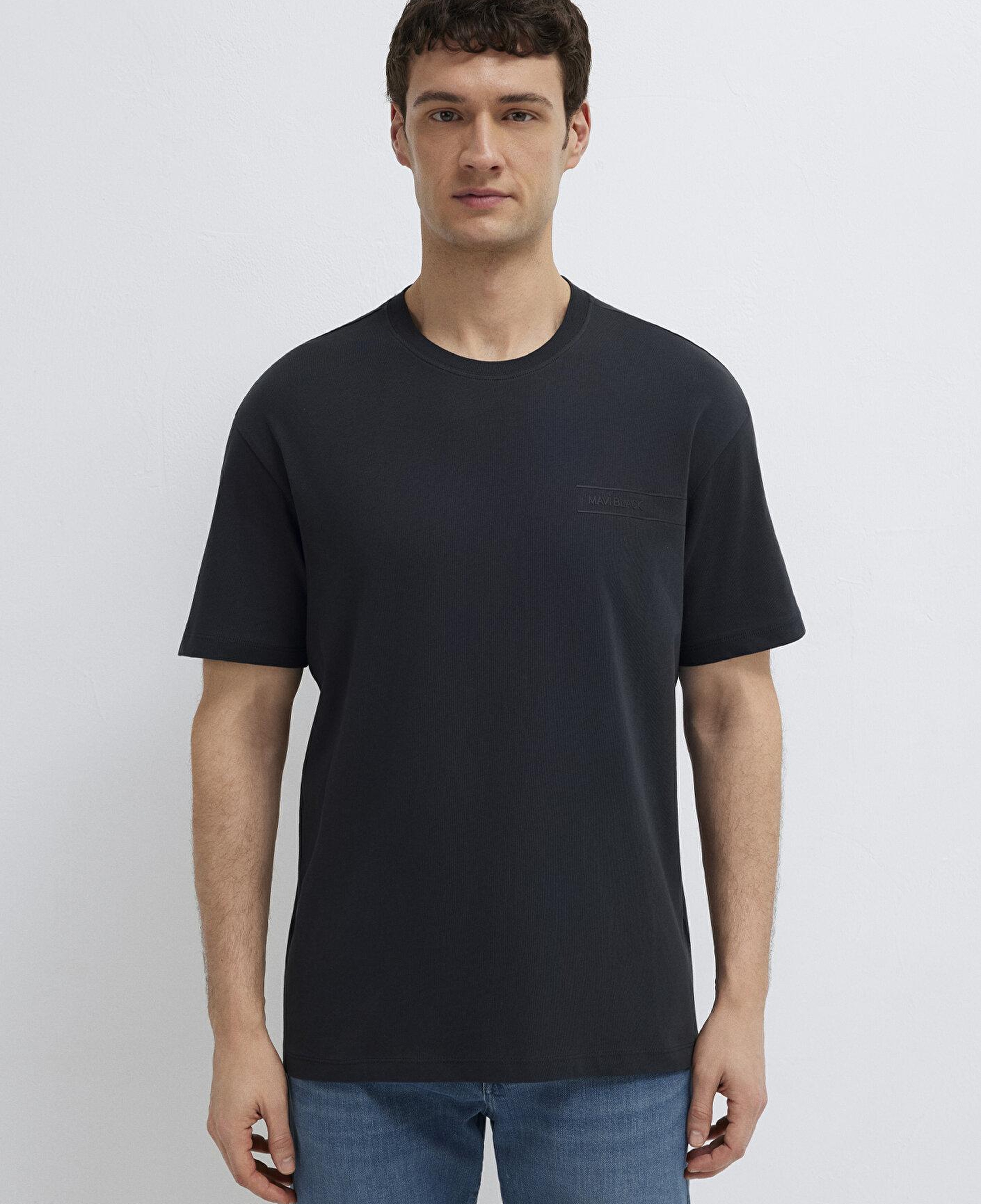 Mavi Mavi Black Siyah Tişört Loose Fit / Bol Rahat Kesim 0613589-71379