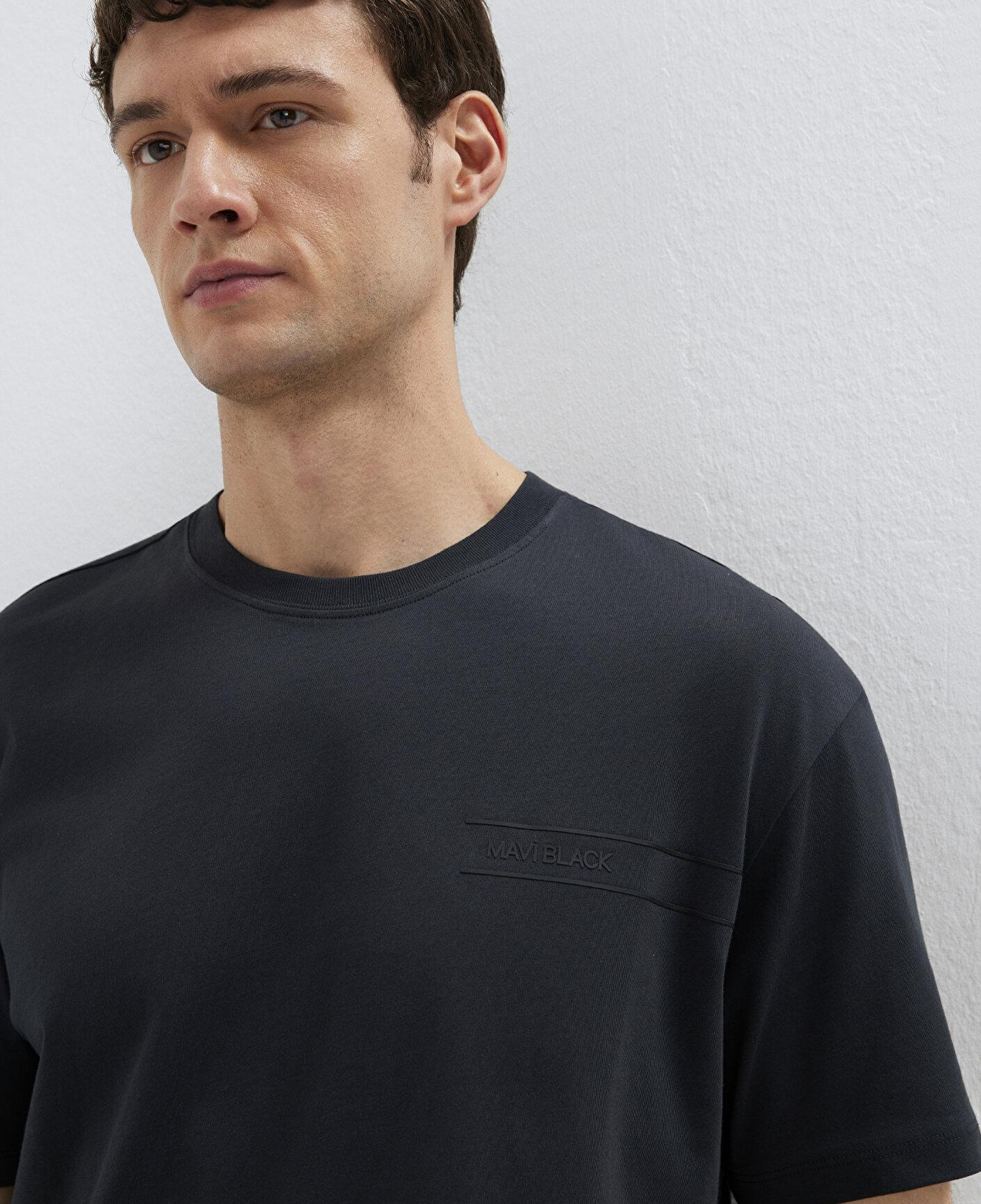 Mavi Mavi Black Siyah Tişört Loose Fit / Bol Rahat Kesim 0613589-71379