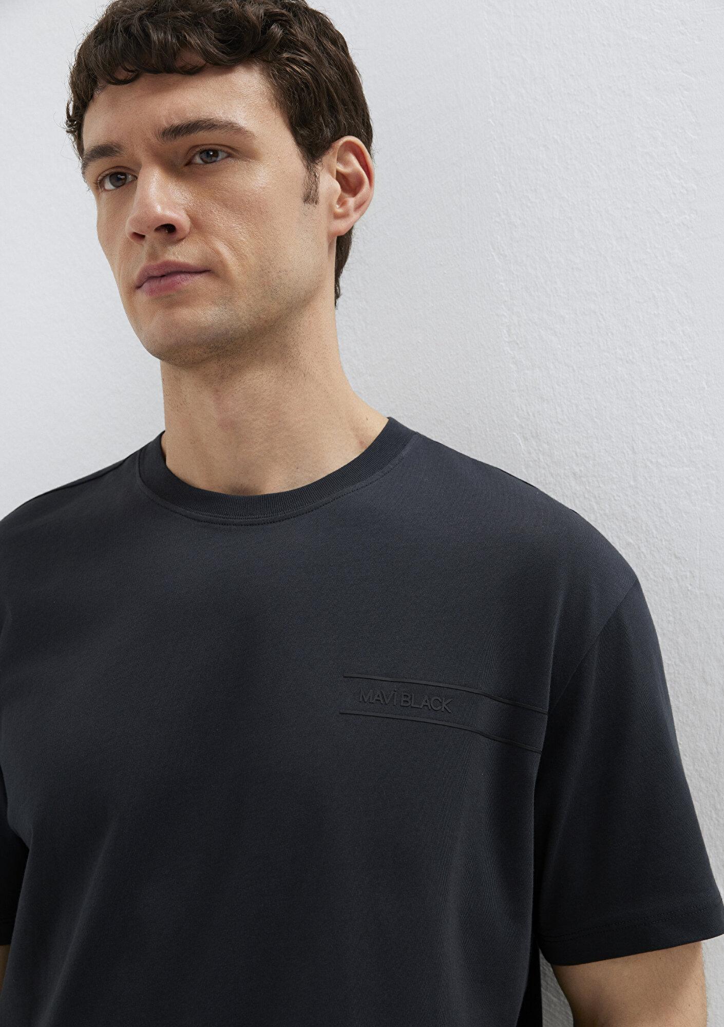 Mavi Mavi Black Siyah Tişört Loose Fit / Bol Rahat Kesim 0613589-71379