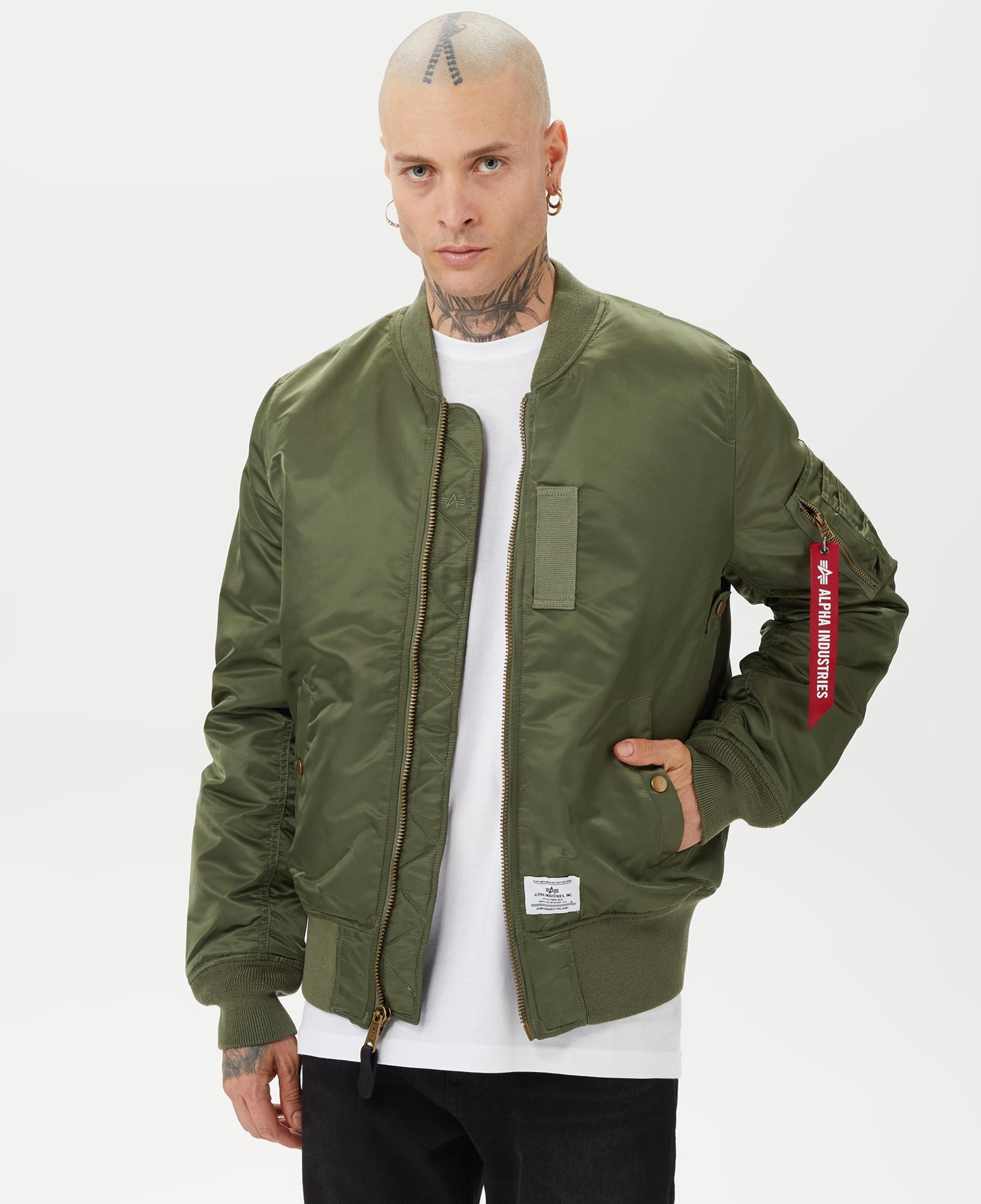 Alpha Industries Ma-1 Mod Flight Erkek Yeşil Ceket