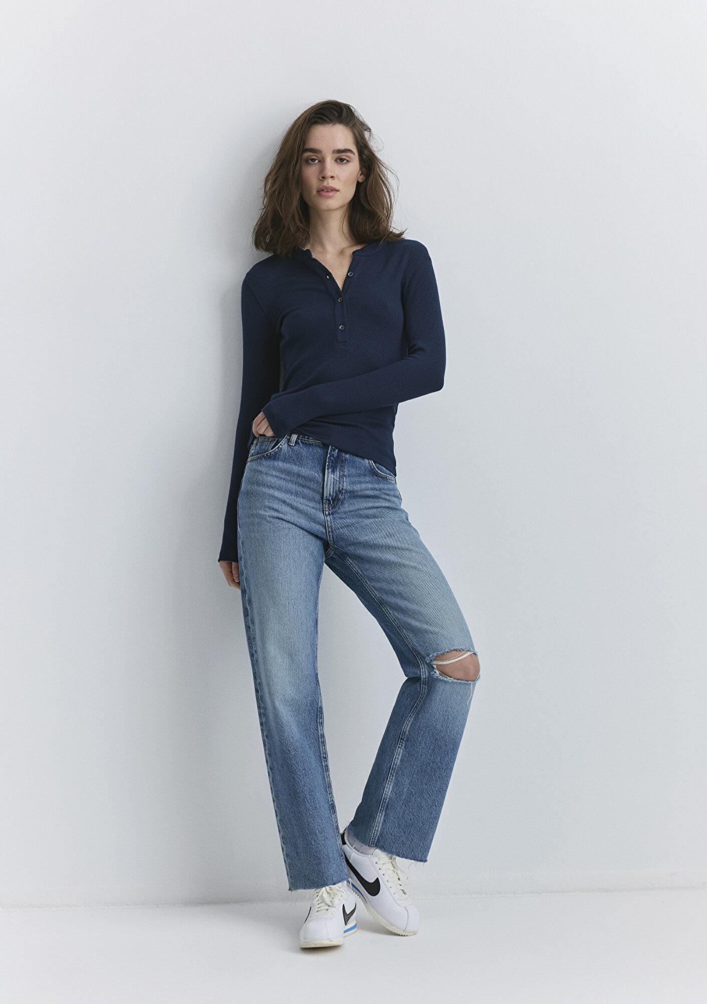 Mavi Barcelona Kolej Indigo Mavisi Jean Pantolon 101047-89197