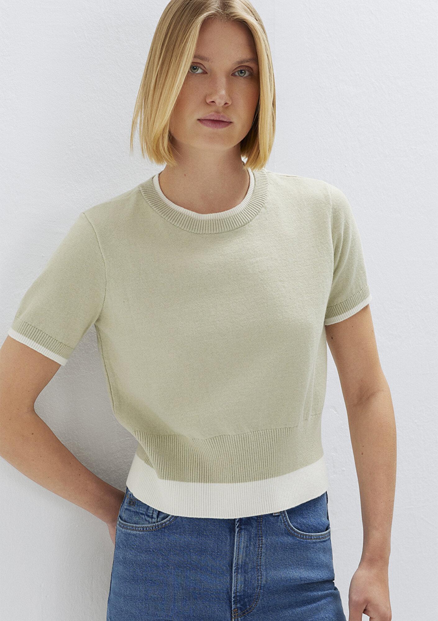 Mavi Yün Karışımlı Yeşil Triko Slim Fit / Dar Kesim 1710847-71677