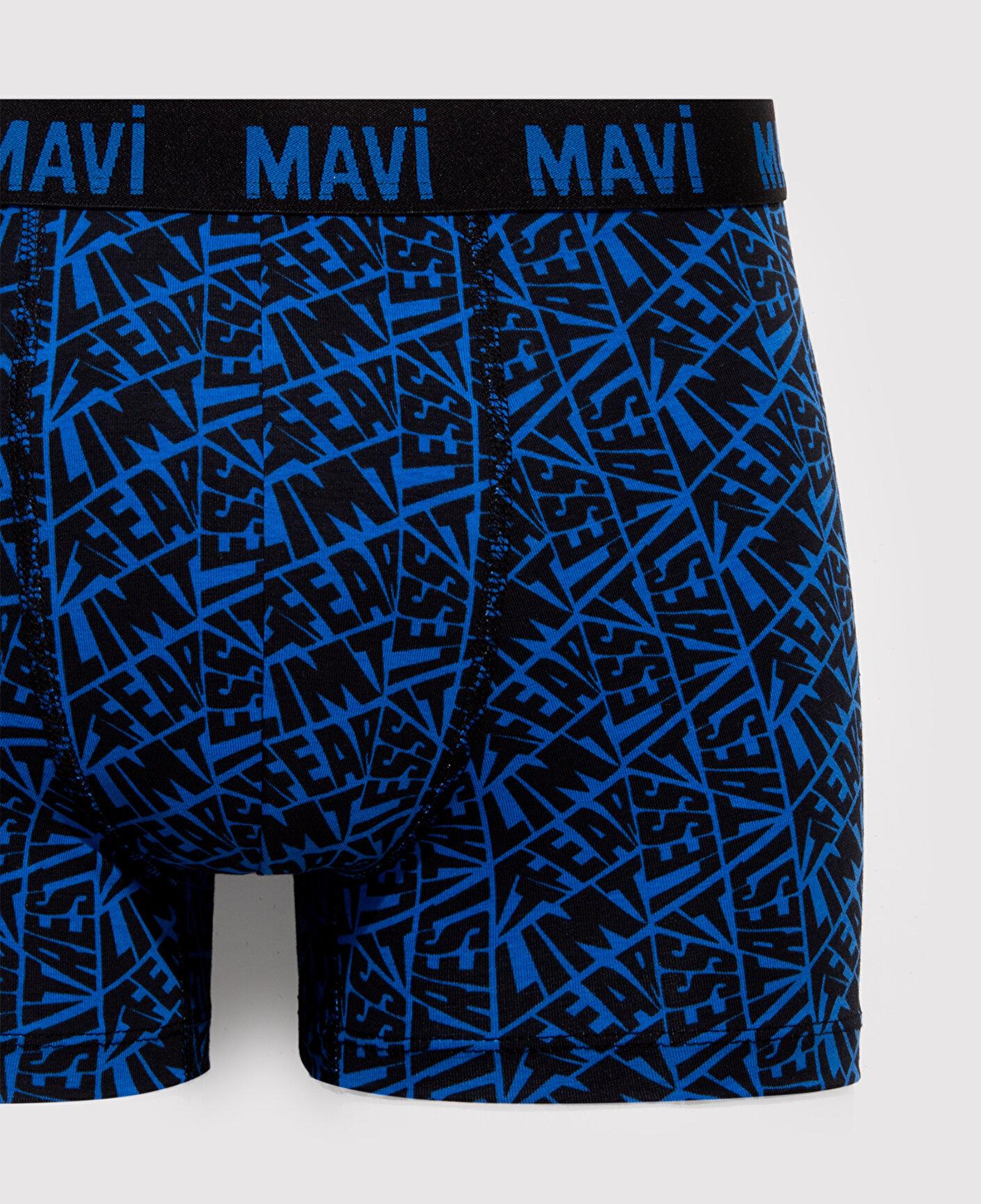 Mavi Baskılı Lacivert Boxer 0911849-70500