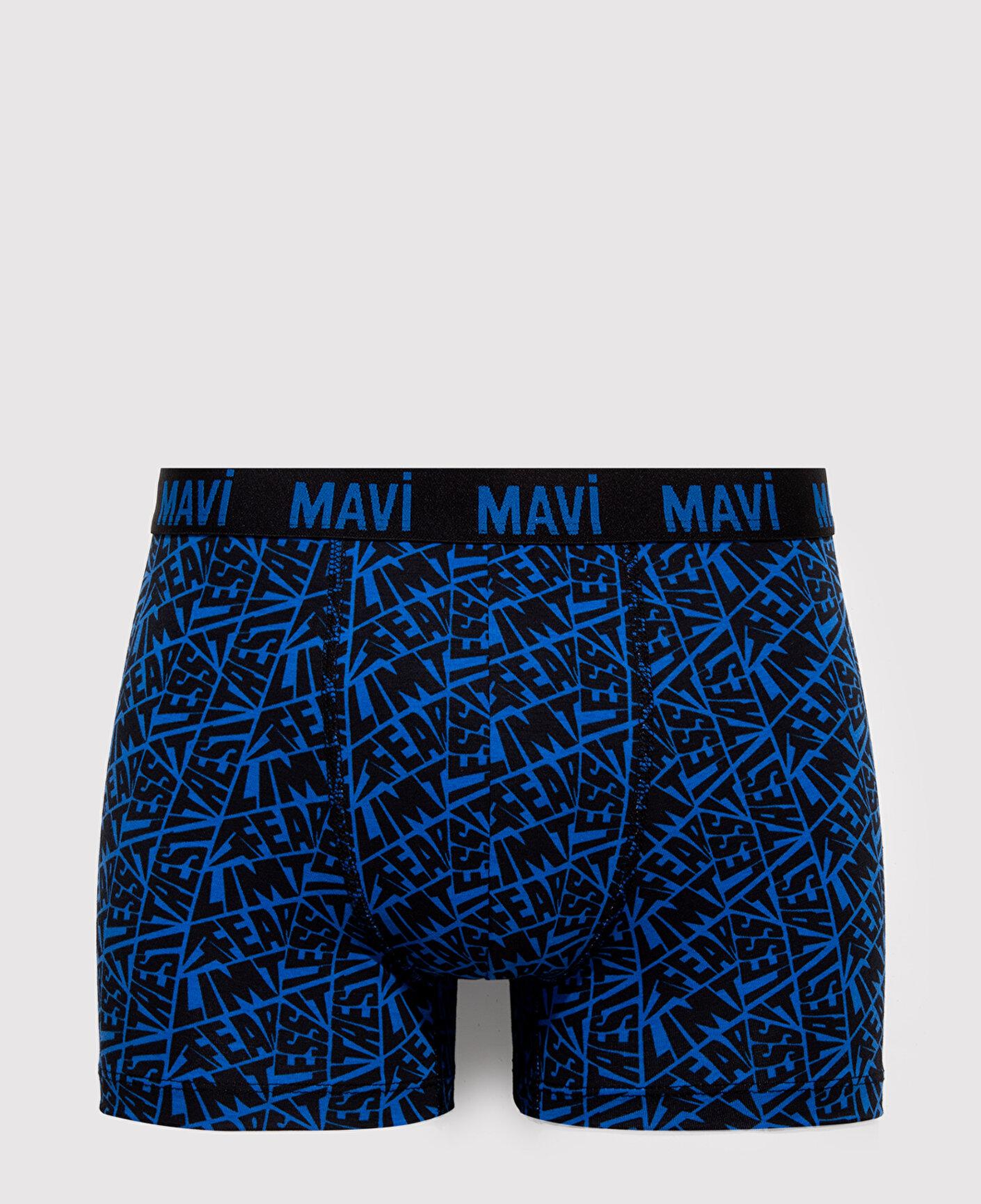 Mavi Baskılı Lacivert Boxer 0911849-70500