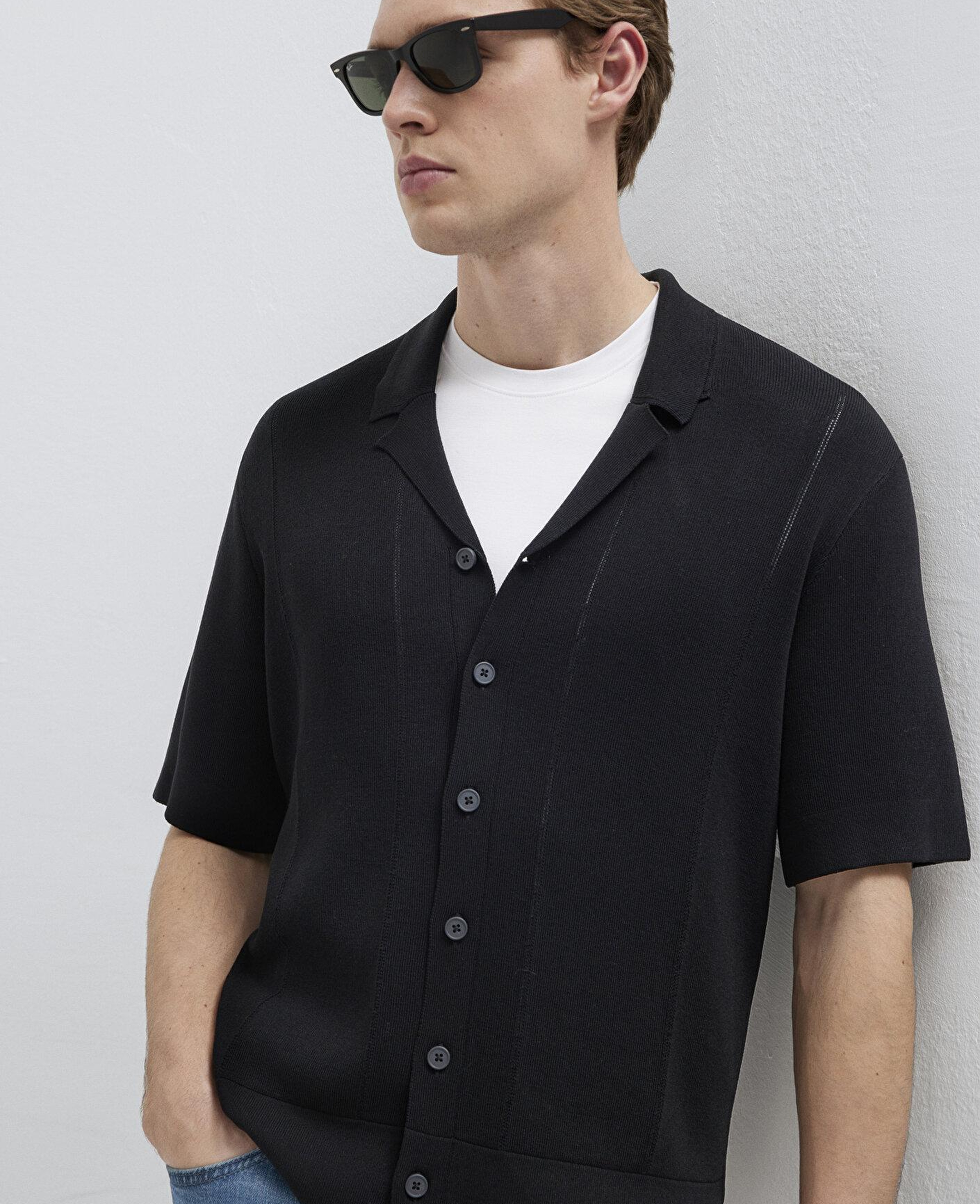 Mavi Siyah Triko Polo 0710413-71379