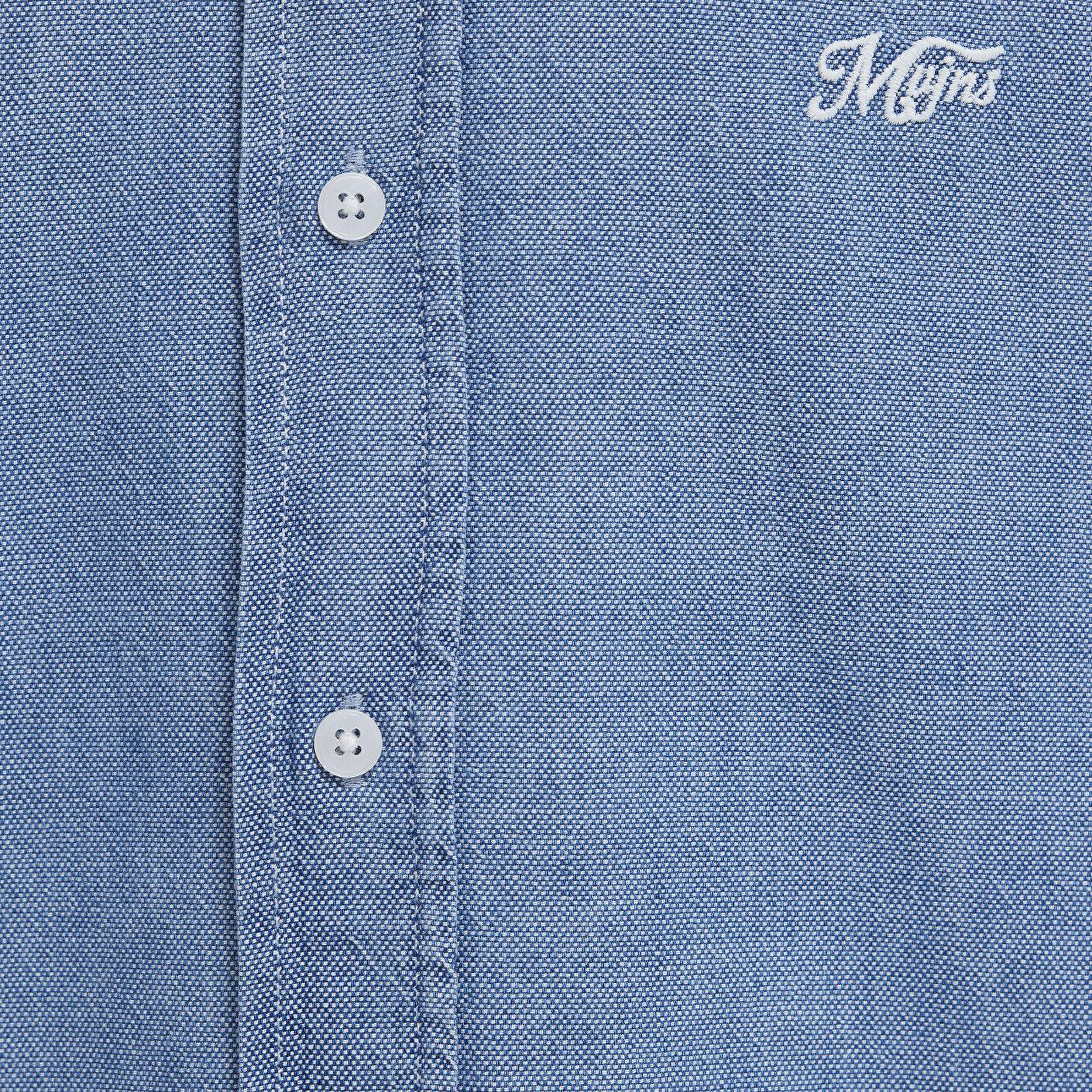 Mavi MVJNS Nakışlı Mavi Gömlek Loose Fit / Bol Rahat Kesim 0211885-18790