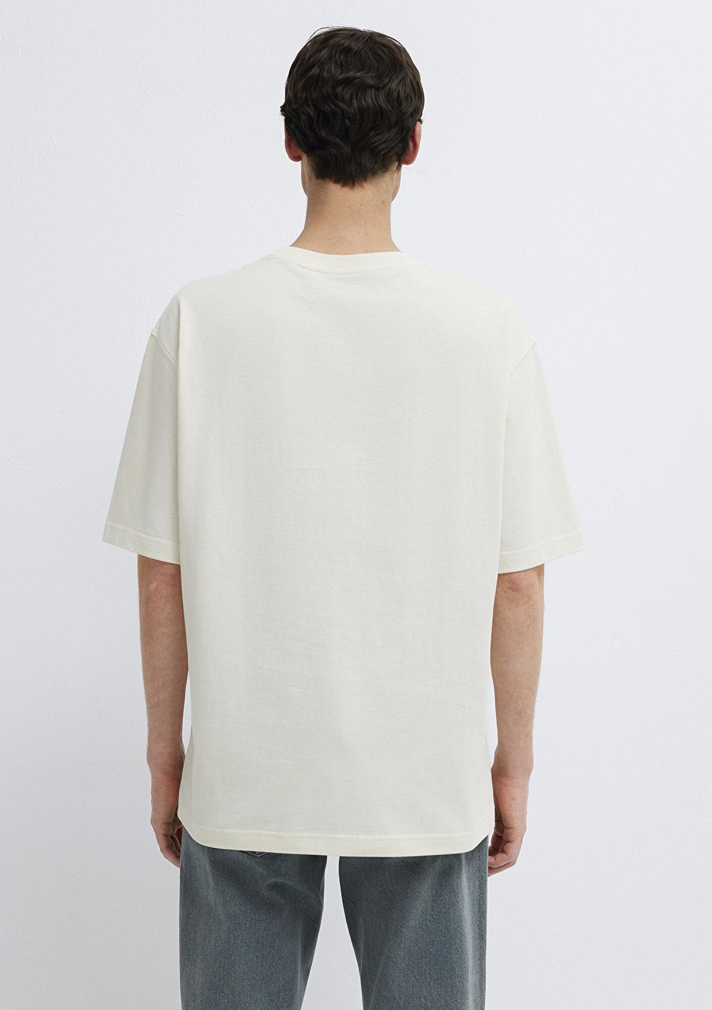 Mavi MVJNS Bej Tişört Relaxed Fit / Rahat Kesim 0613329-70140